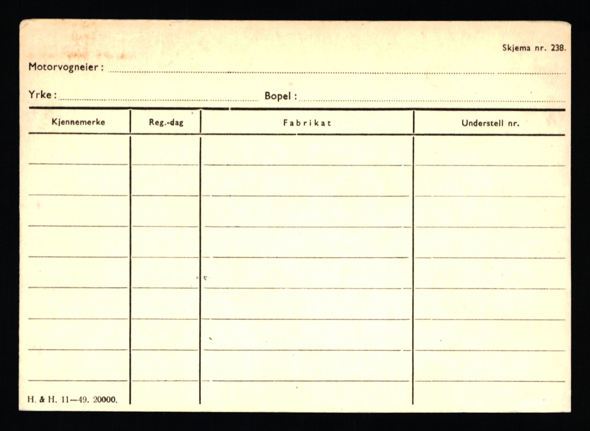 Stavanger trafikkstasjon, SAST/A-101942/0/H/L0018: Isbrekken - Jonas, 1930-1971, p. 292