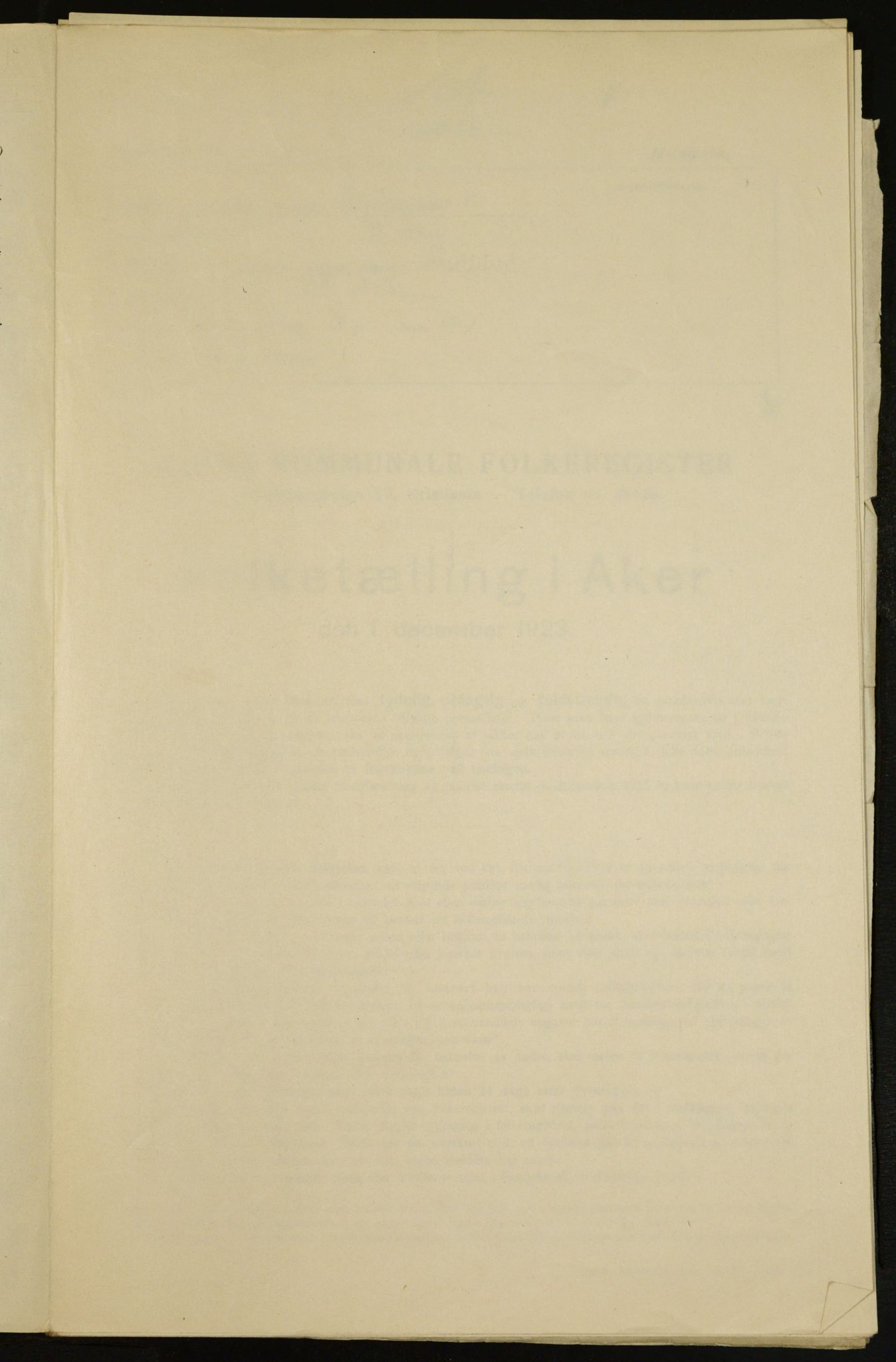 , Municipal Census 1923 for Aker, 1923, p. 7787