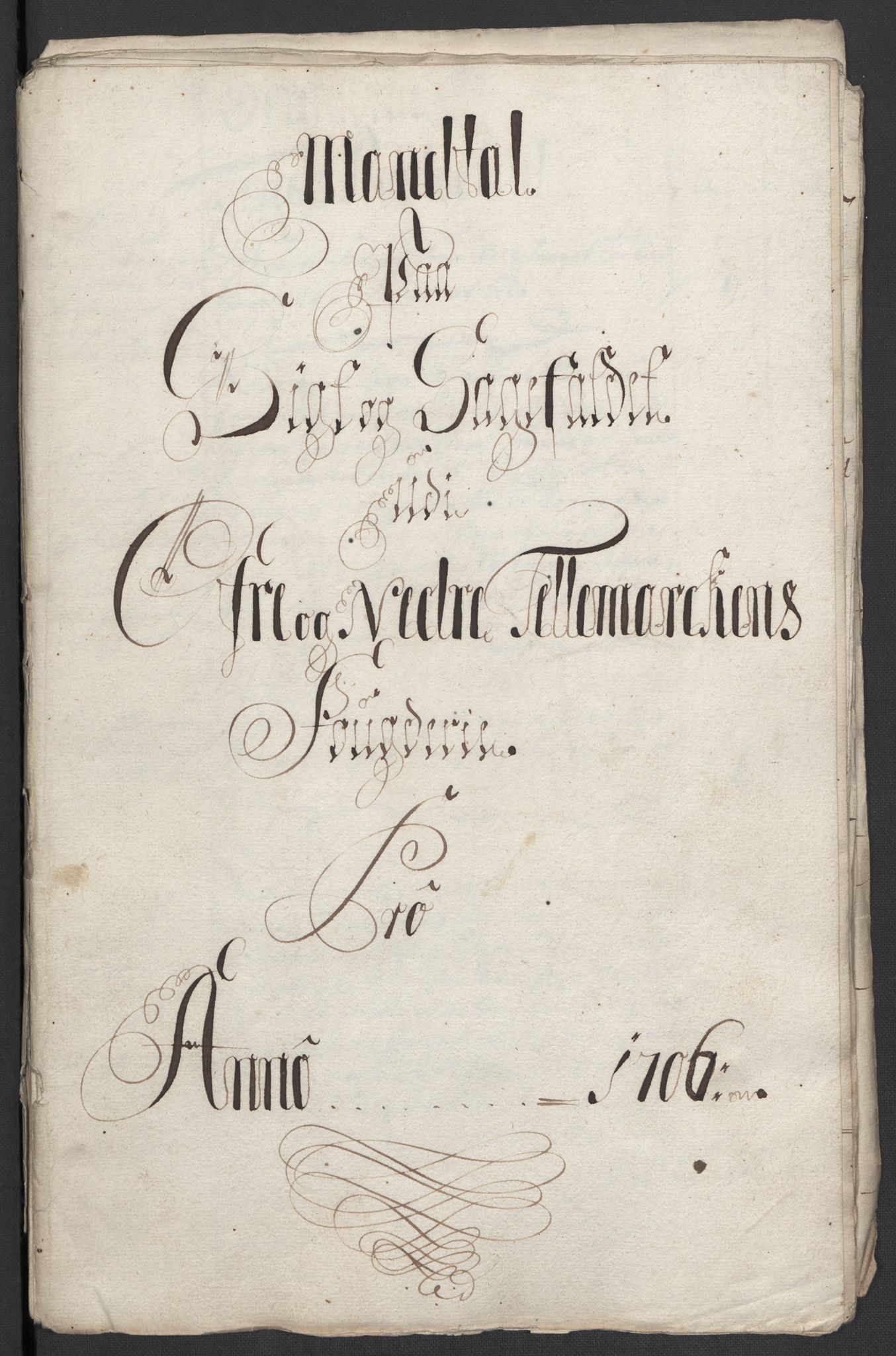 Rentekammeret inntil 1814, Reviderte regnskaper, Fogderegnskap, RA/EA-4092/R36/L2116: Fogderegnskap Øvre og Nedre Telemark og Bamble, 1706-1707, p. 39