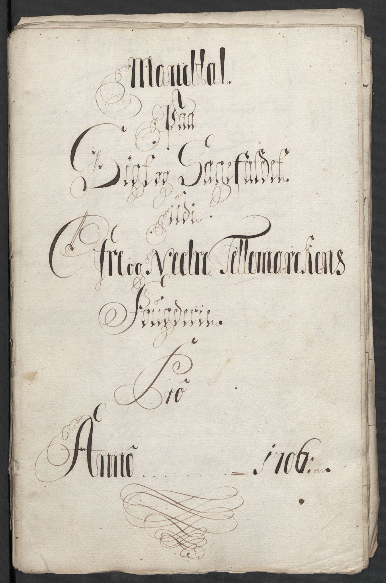 Rentekammeret inntil 1814, Reviderte regnskaper, Fogderegnskap, AV/RA-EA-4092/R36/L2116: Fogderegnskap Øvre og Nedre Telemark og Bamble, 1706-1707, p. 39