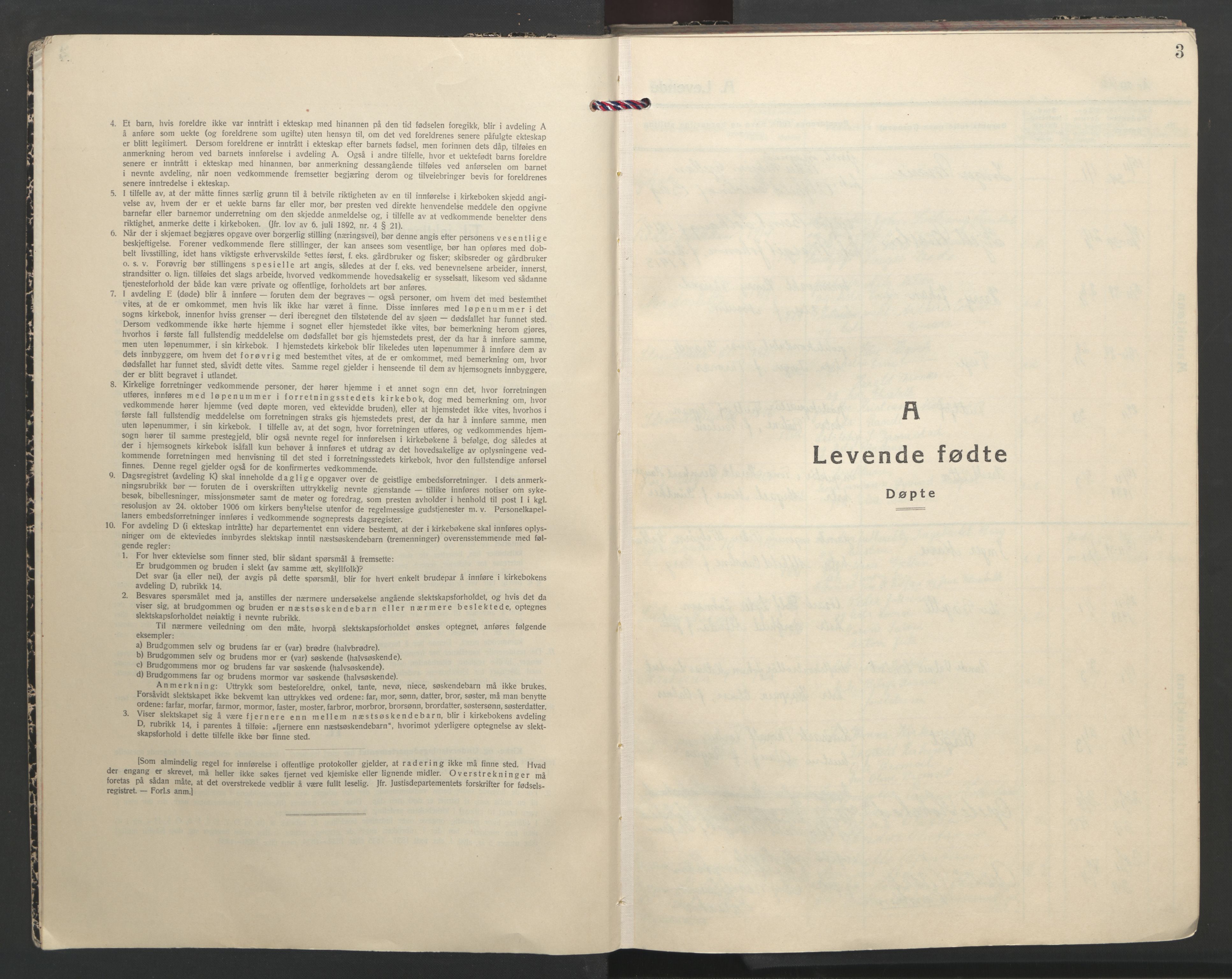 Ministerialprotokoller, klokkerbøker og fødselsregistre - Sør-Trøndelag, SAT/A-1456/607/L0328: Parish register (copy) no. 607C02, 1940-1948, p. 3