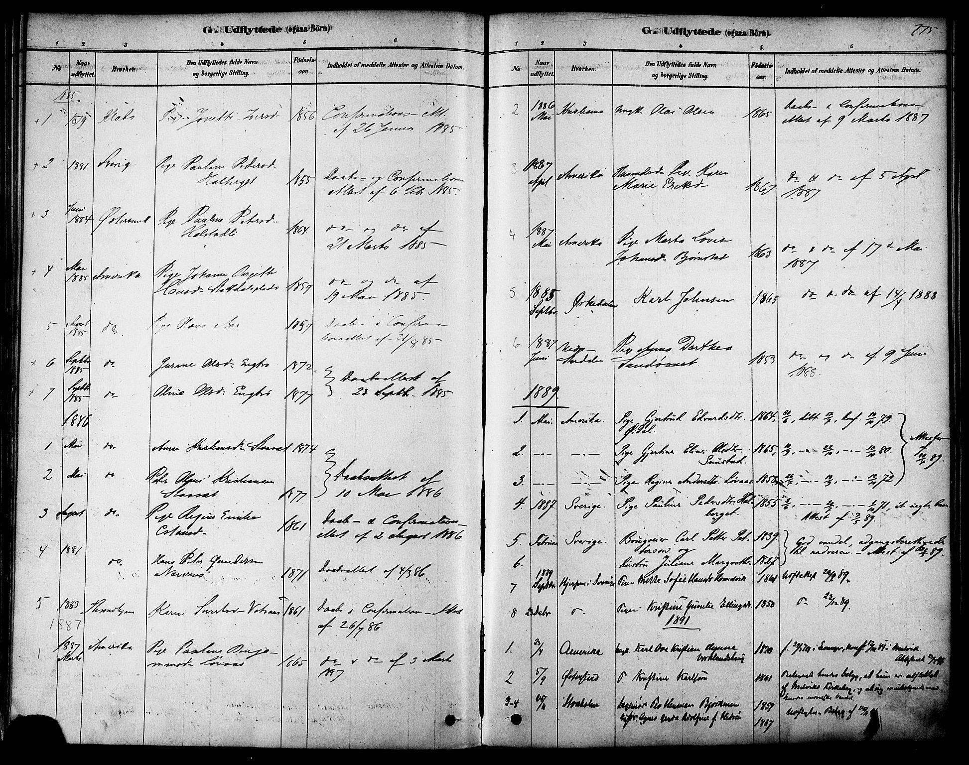 Ministerialprotokoller, klokkerbøker og fødselsregistre - Sør-Trøndelag, SAT/A-1456/616/L0410: Parish register (official) no. 616A07, 1878-1893, p. 275