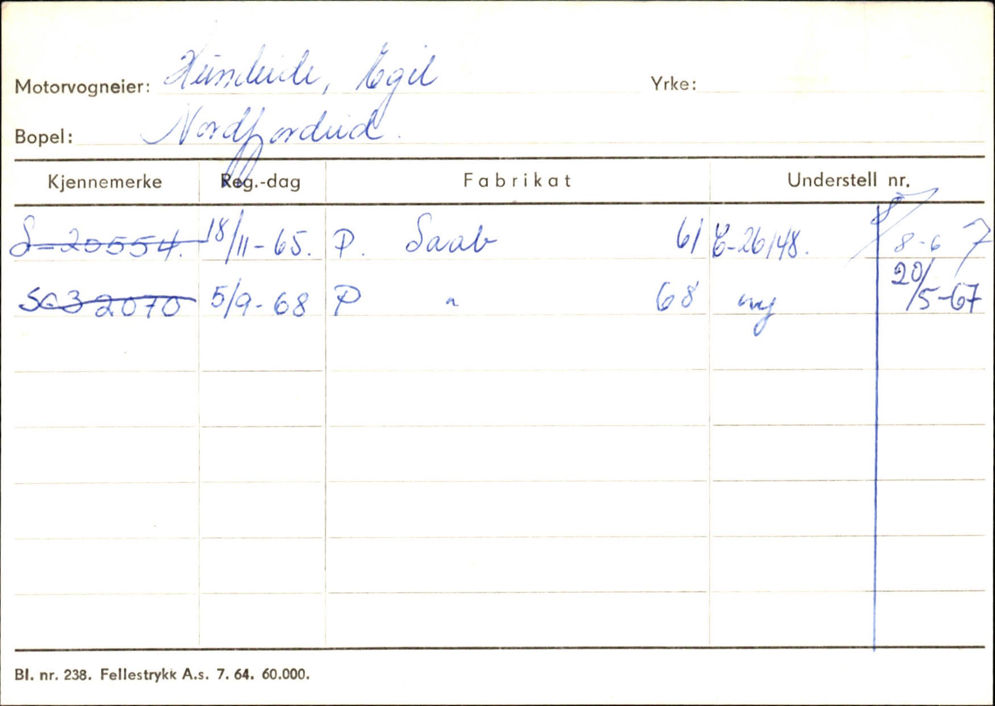 Statens vegvesen, Sogn og Fjordane vegkontor, SAB/A-5301/4/F/L0129: Eigarregistrer Eid A-S, 1945-1975, p. 1102