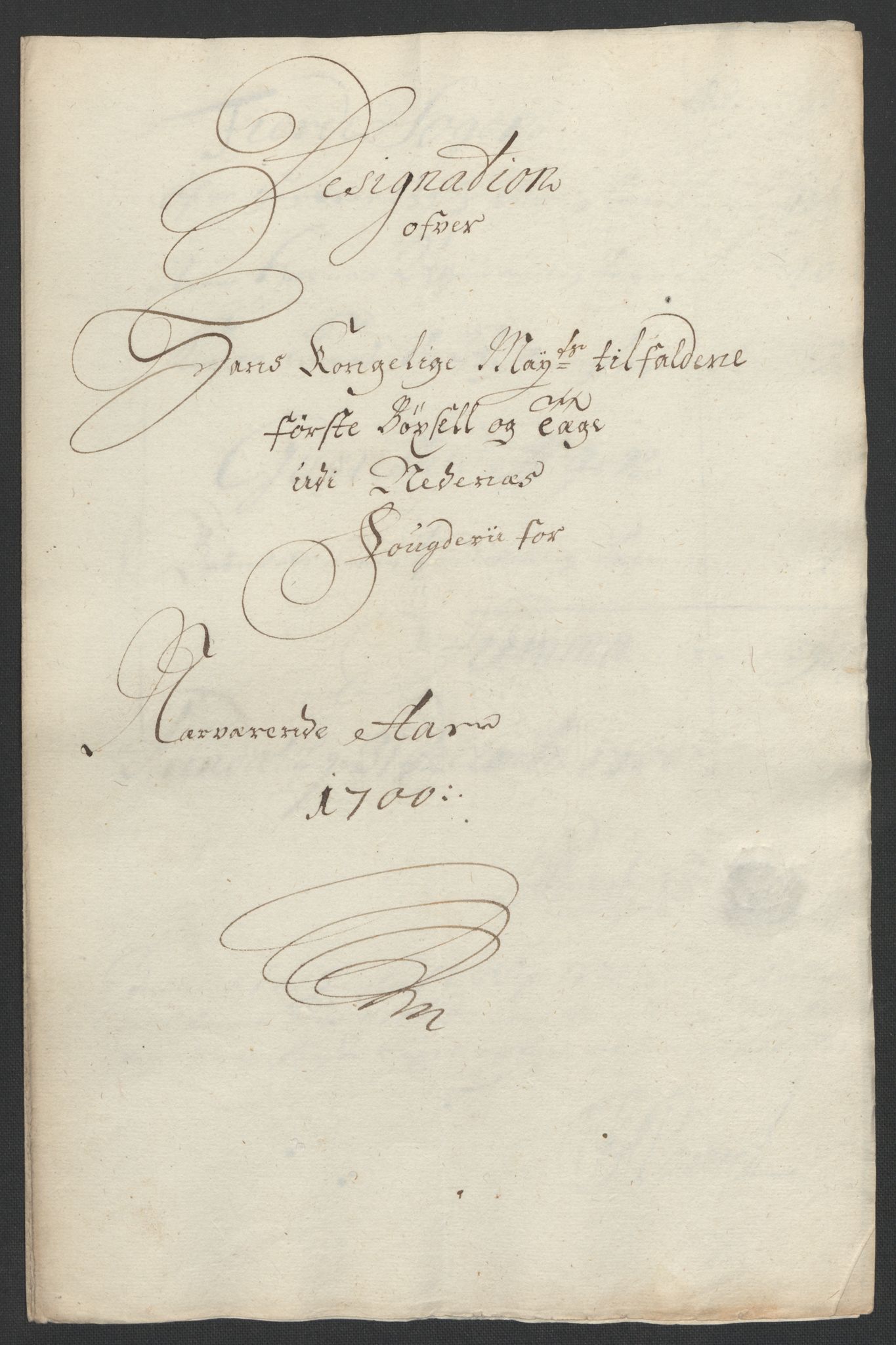 Rentekammeret inntil 1814, Reviderte regnskaper, Fogderegnskap, AV/RA-EA-4092/R39/L2315: Fogderegnskap Nedenes, 1700-1701, p. 31