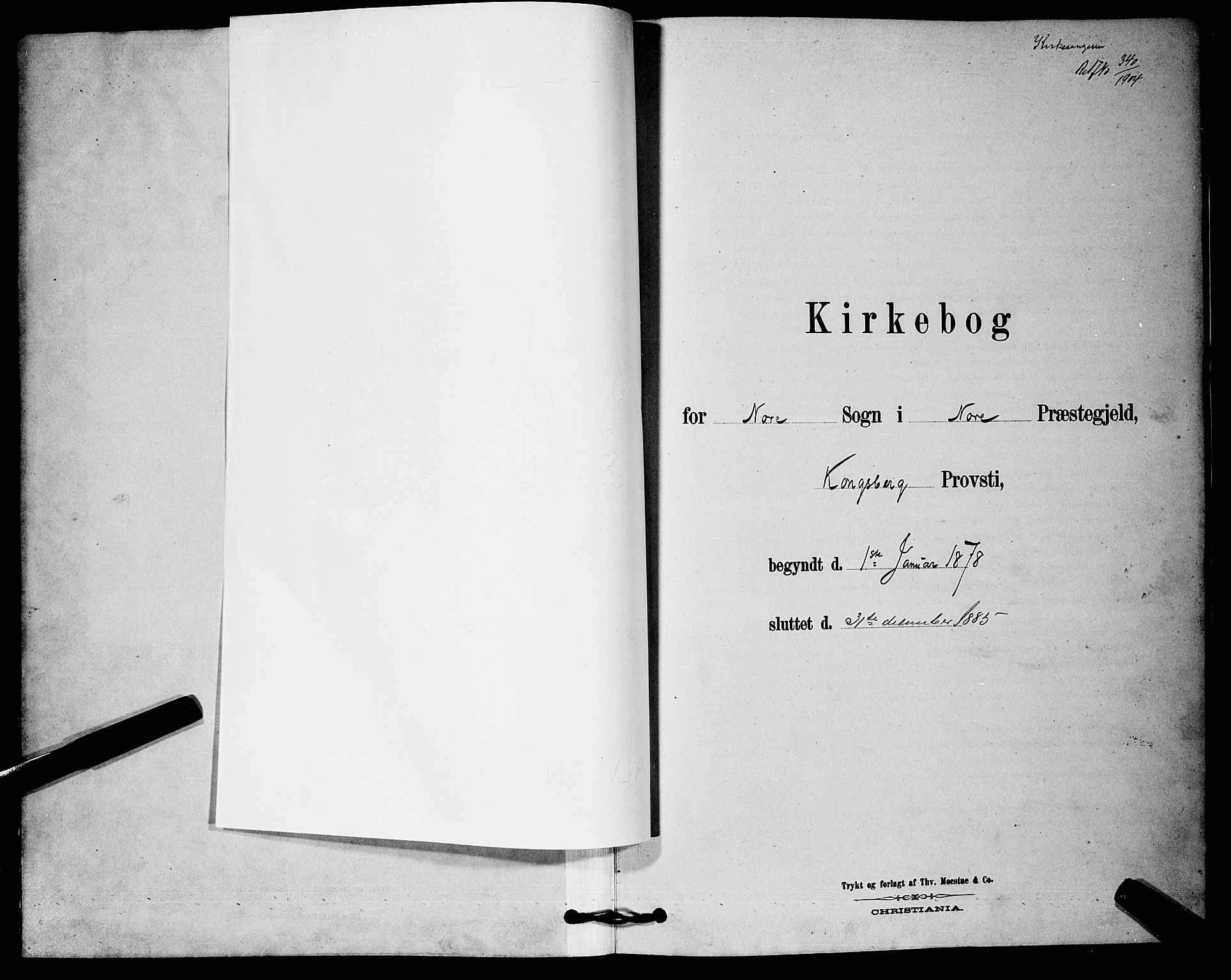 Nore kirkebøker, AV/SAKO-A-238/G/Ga/L0002: Parish register (copy) no. I 2, 1878-1885