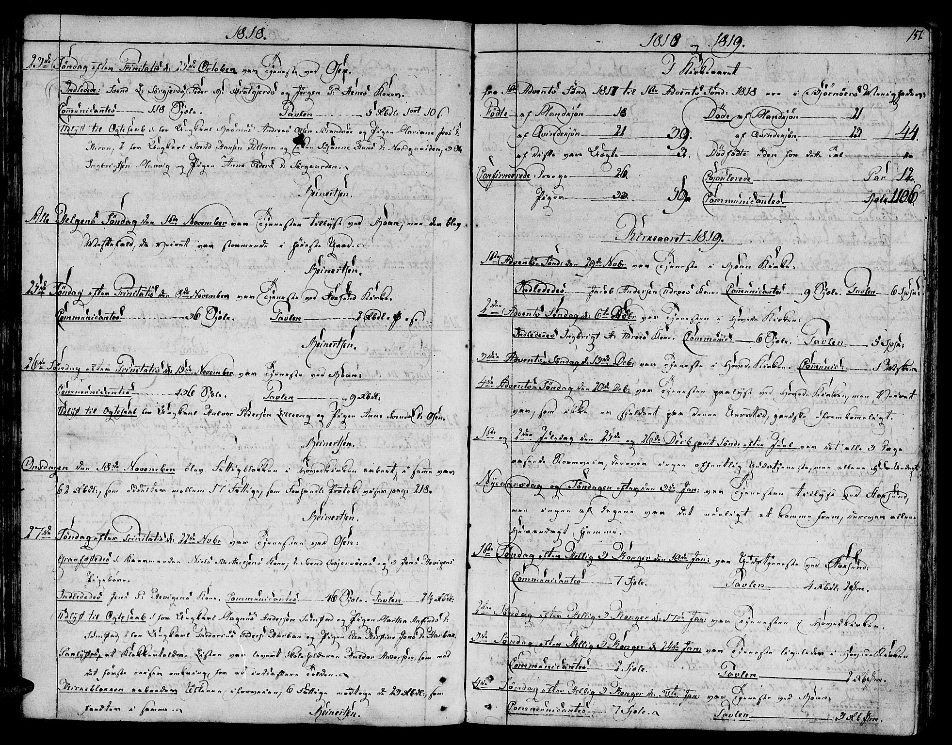 Ministerialprotokoller, klokkerbøker og fødselsregistre - Sør-Trøndelag, SAT/A-1456/657/L0701: Parish register (official) no. 657A02, 1802-1831, p. 151