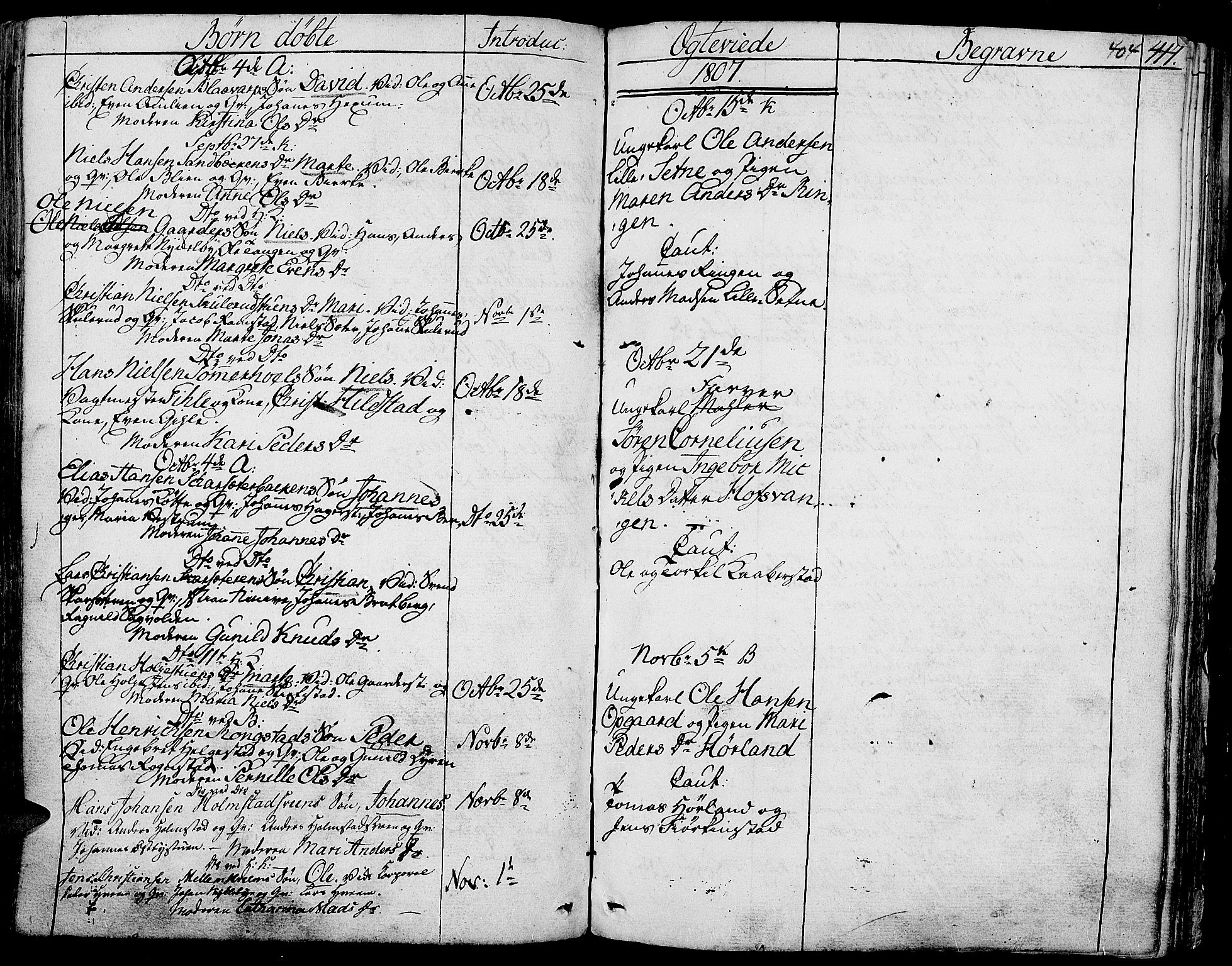 Toten prestekontor, AV/SAH-PREST-102/H/Ha/Haa/L0007: Parish register (official) no. 7, 1794-1809, p. 404