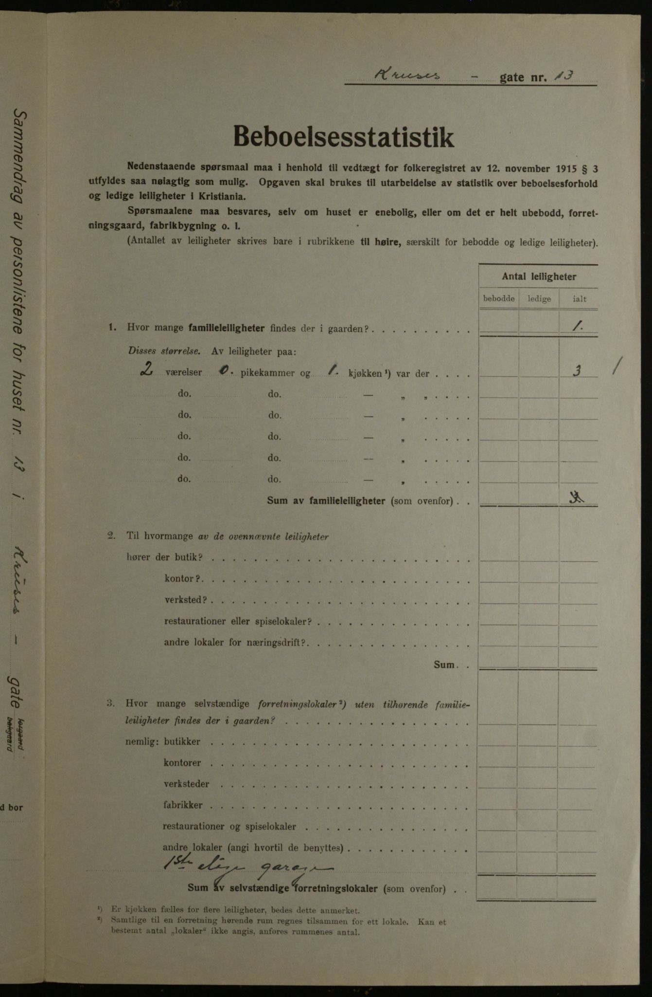 OBA, Municipal Census 1923 for Kristiania, 1923, p. 61571