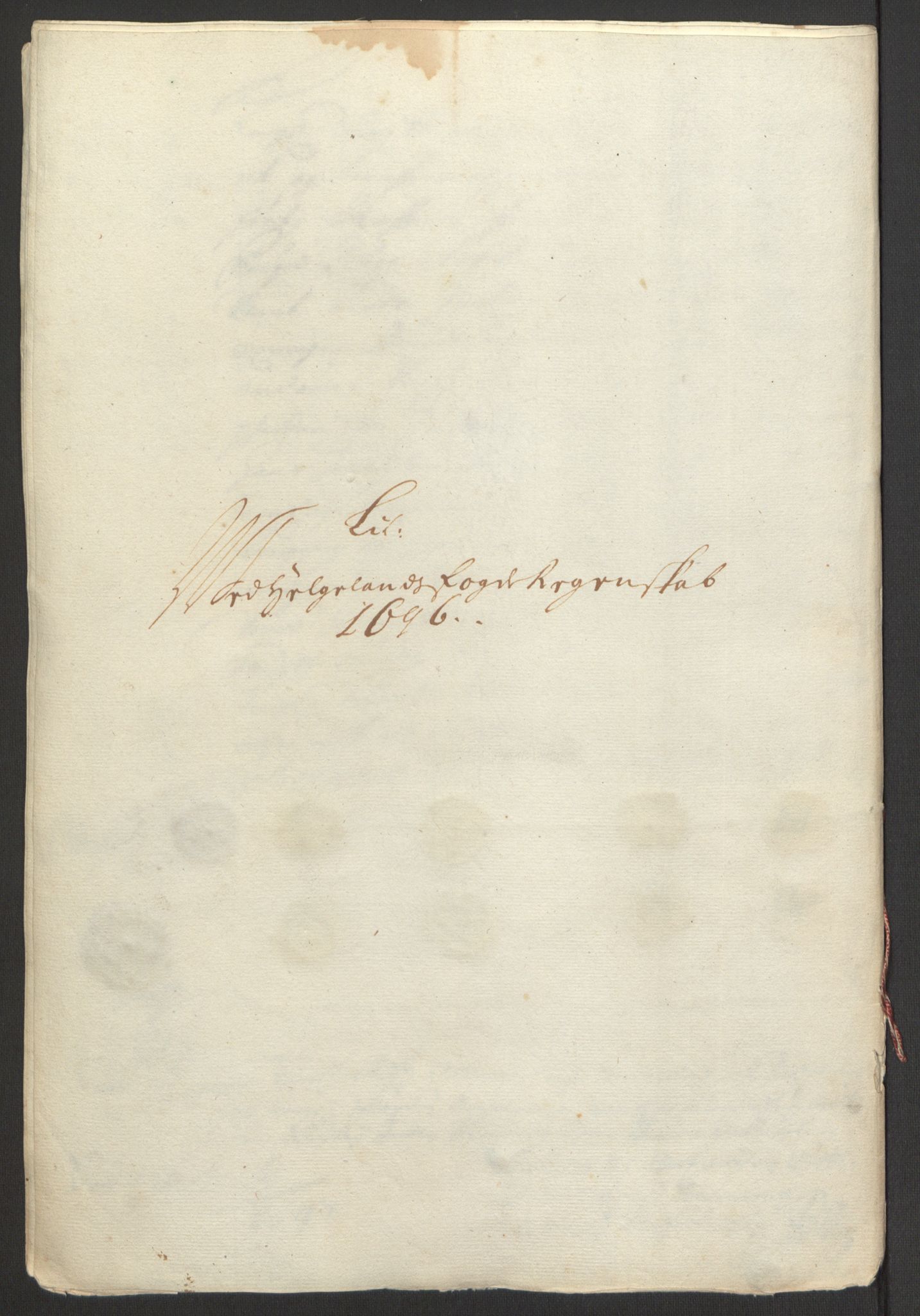 Rentekammeret inntil 1814, Reviderte regnskaper, Fogderegnskap, RA/EA-4092/R65/L4505: Fogderegnskap Helgeland, 1693-1696, p. 508
