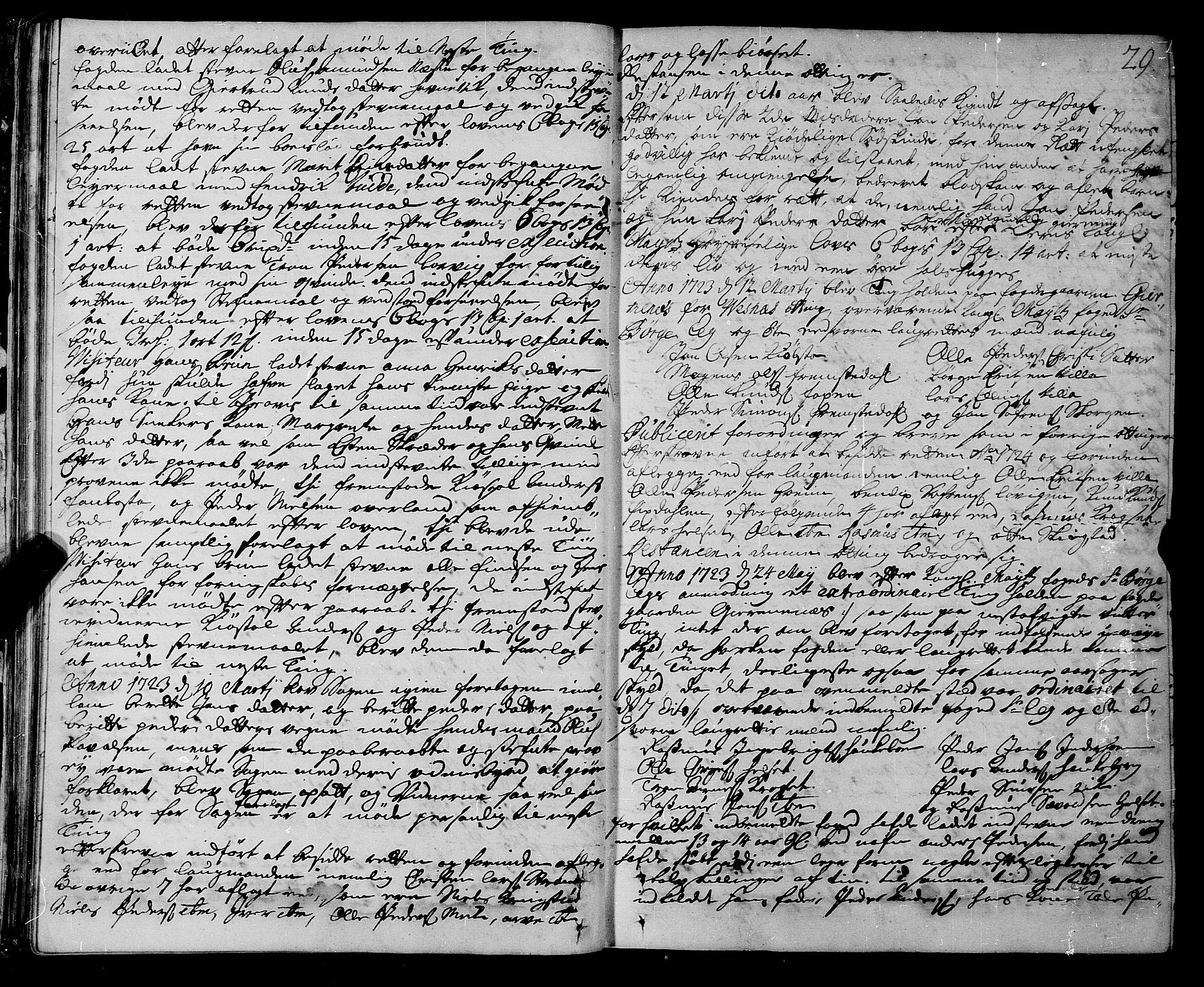 Romsdal sorenskriveri, SAT/A-4149/1/1/1A/L0009: Tingbok, 1722-1728, p. 28b-29a