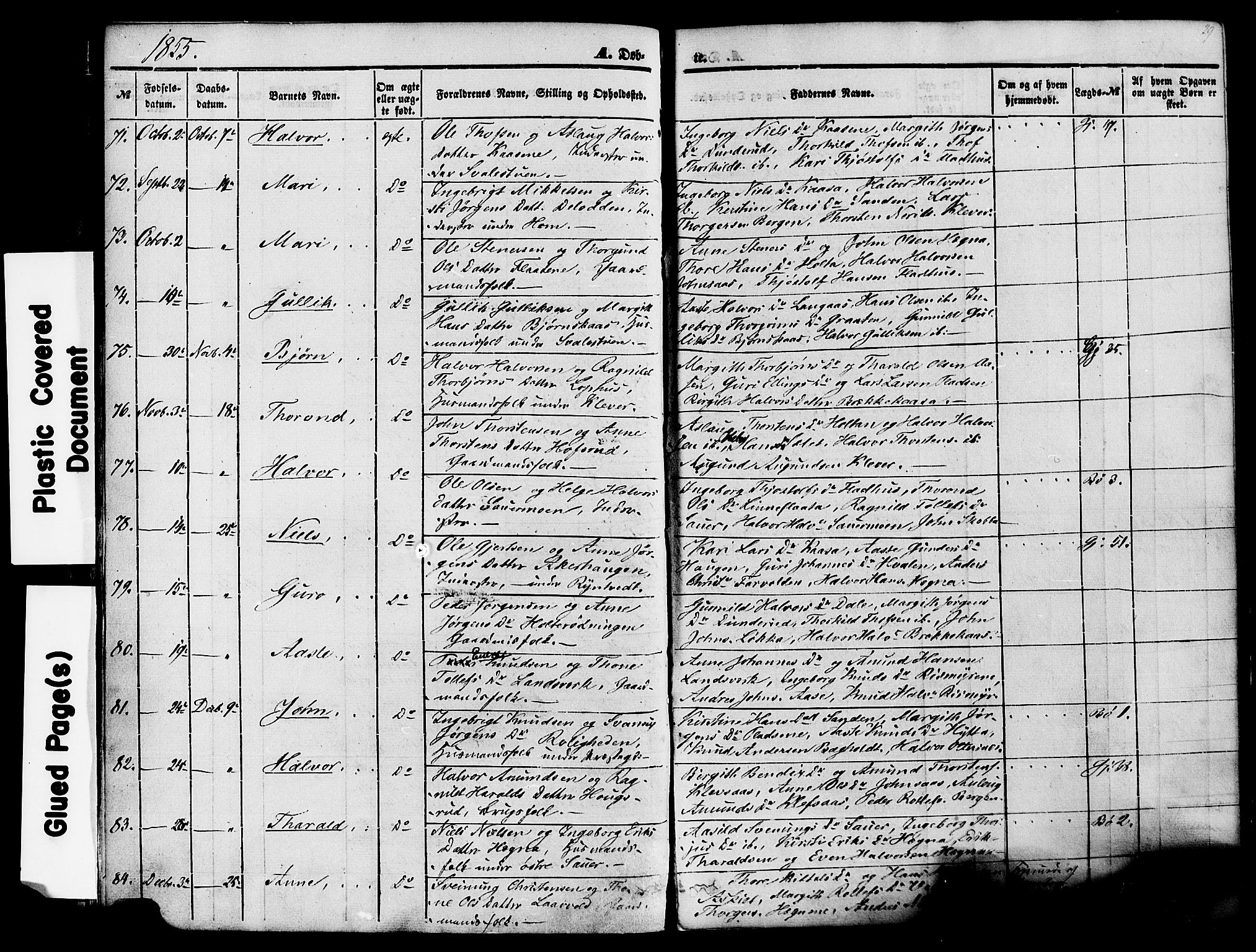 Sauherad kirkebøker, SAKO/A-298/F/Fa/L0007: Parish register (official) no. I 7, 1851-1873, p. 29