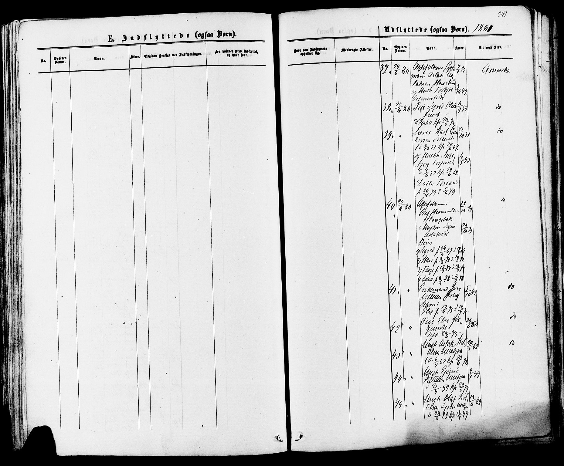 Mo kirkebøker, AV/SAKO-A-286/F/Fa/L0006: Parish register (official) no. I 6, 1865-1885, p. 349