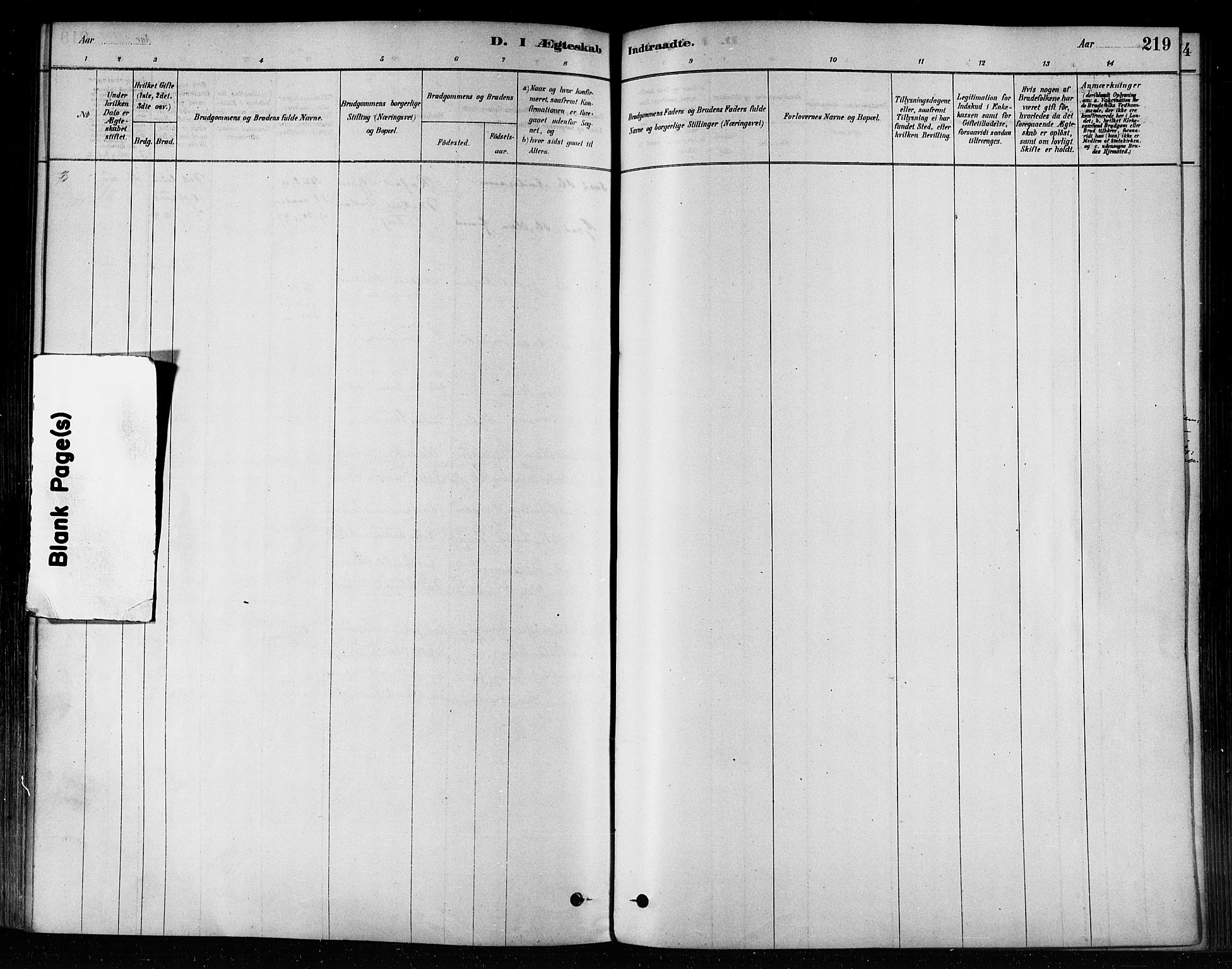 Ministerialprotokoller, klokkerbøker og fødselsregistre - Nord-Trøndelag, AV/SAT-A-1458/746/L0448: Parish register (official) no. 746A07 /1, 1878-1900, p. 219