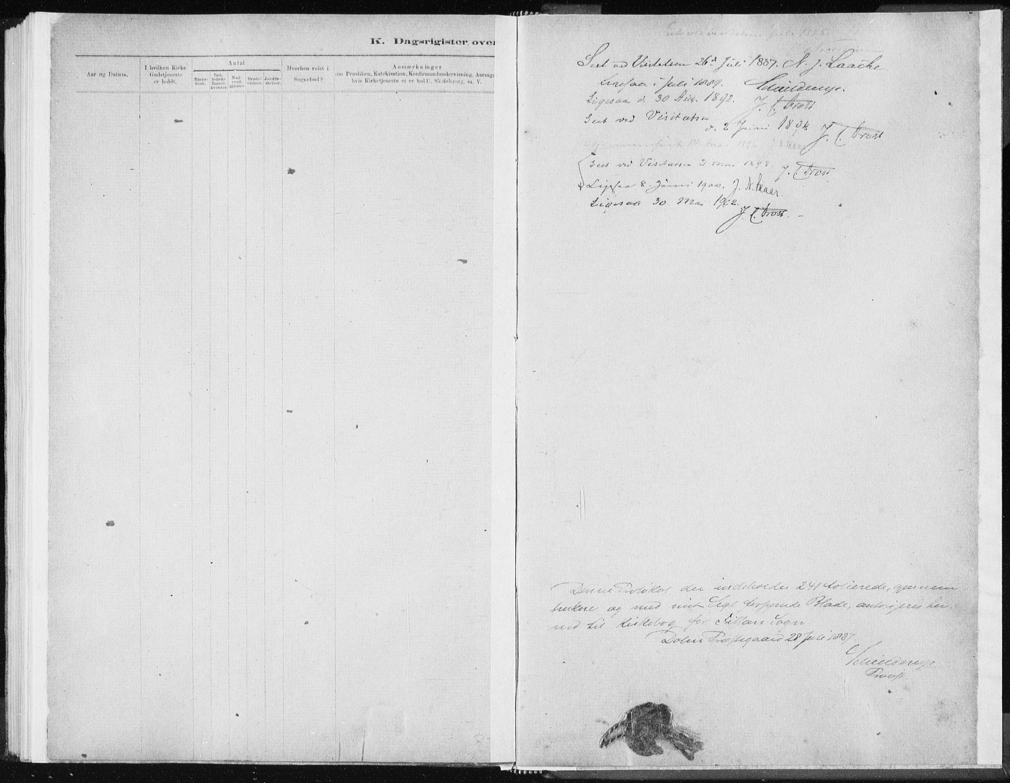 Ministerialprotokoller, klokkerbøker og fødselsregistre - Sør-Trøndelag, AV/SAT-A-1456/637/L0558: Parish register (official) no. 637A01, 1882-1899