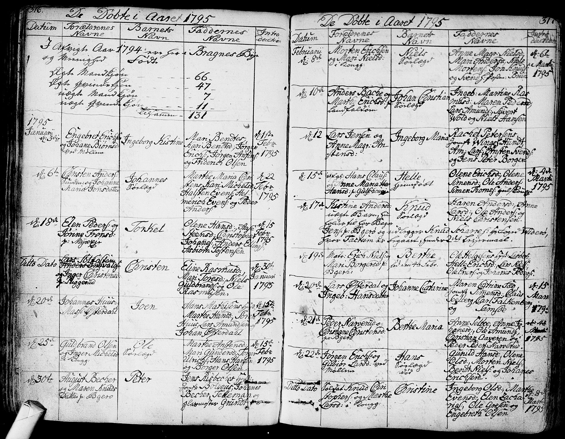 Bragernes kirkebøker, AV/SAKO-A-6/F/Fa/L0006a: Parish register (official) no. I 6, 1782-1814, p. 316-317