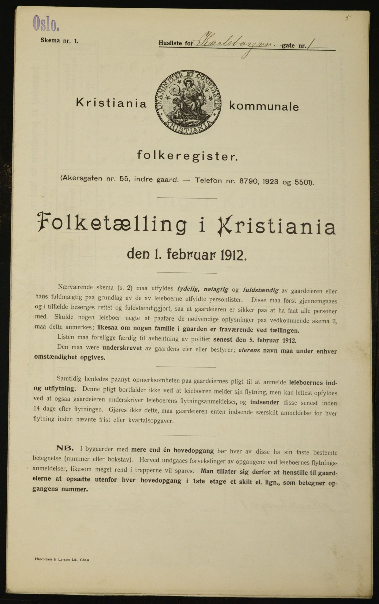 OBA, Municipal Census 1912 for Kristiania, 1912, p. 49241