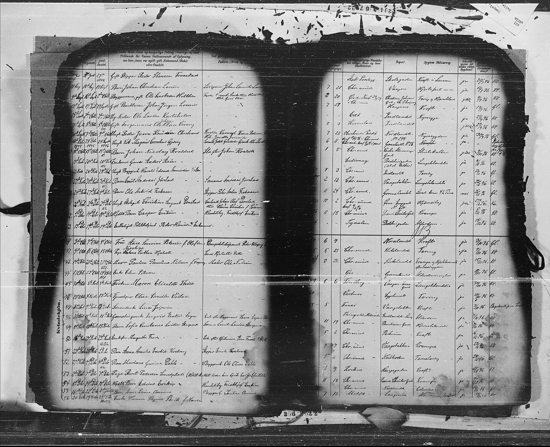 Ministerialprotokoller, klokkerbøker og fødselsregistre - Møre og Romsdal, AV/SAT-A-1454/572/L0853: Parish register (official) no. 572A16, 1880-1901, p. 113