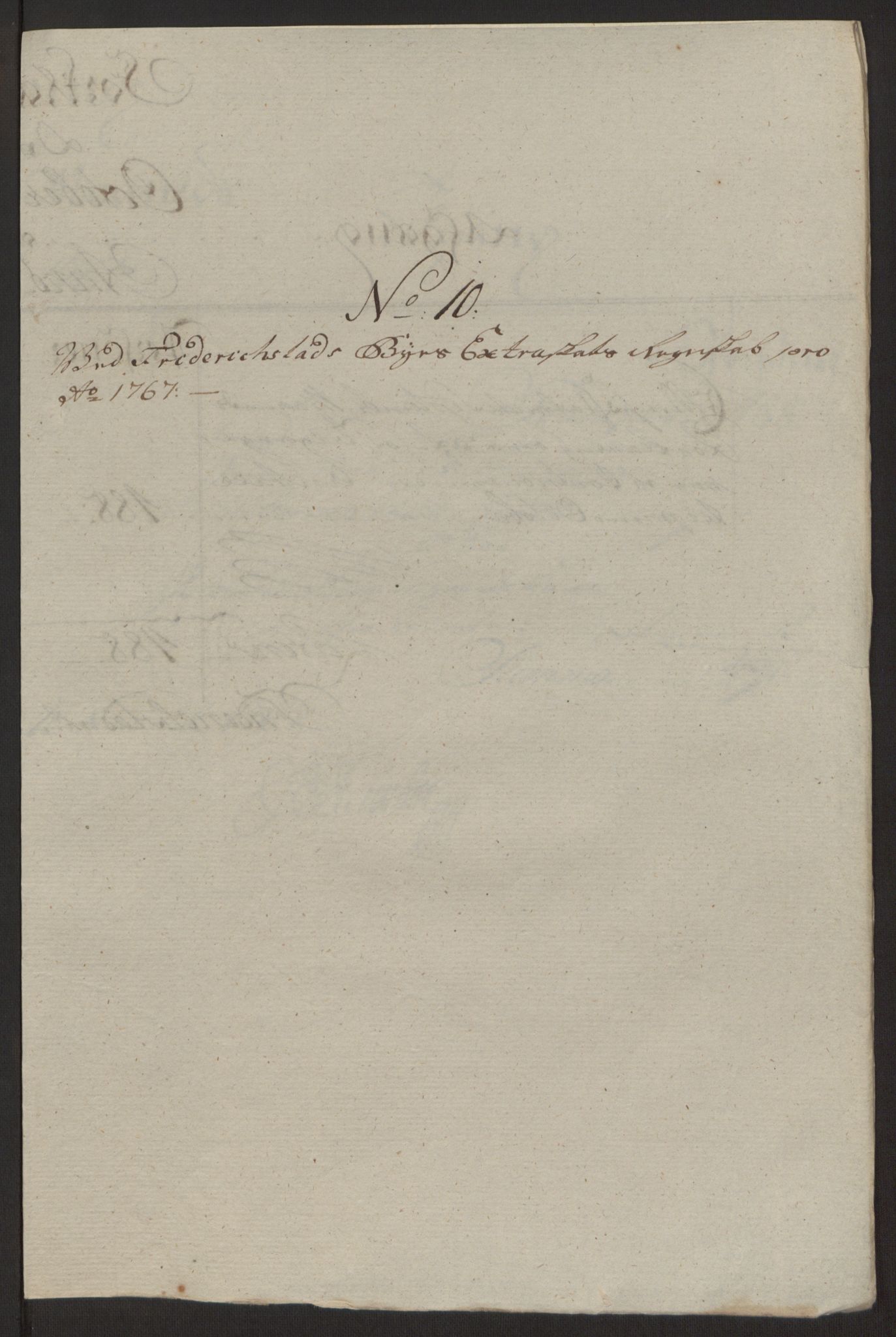 Rentekammeret inntil 1814, Reviderte regnskaper, Byregnskaper, AV/RA-EA-4066/R/Rb/L0029/0001: [B3] Kontribusjonsregnskap / Ekstraskatt, 1762-1772, p. 264