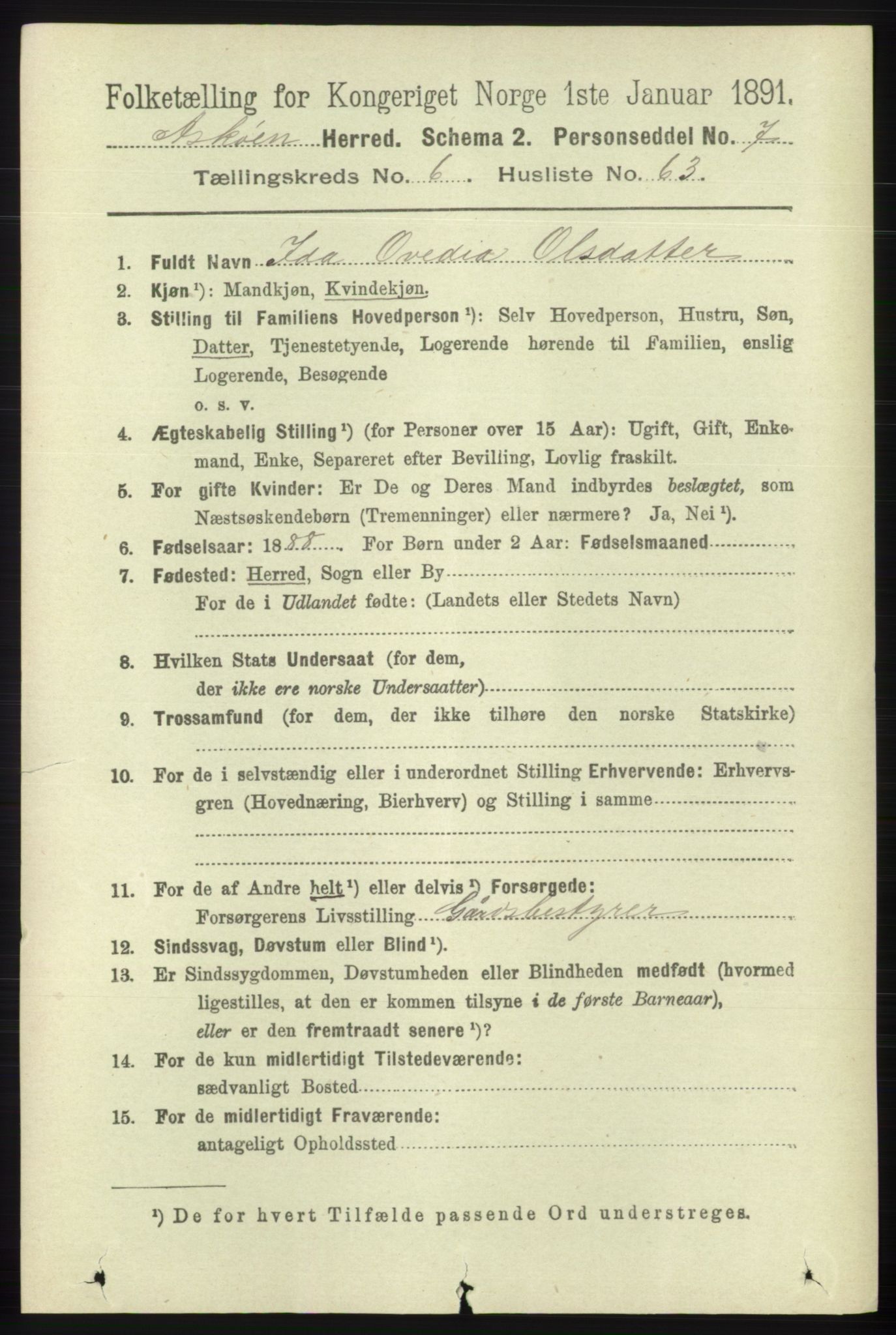 RA, 1891 census for 1247 Askøy, 1891, p. 4358