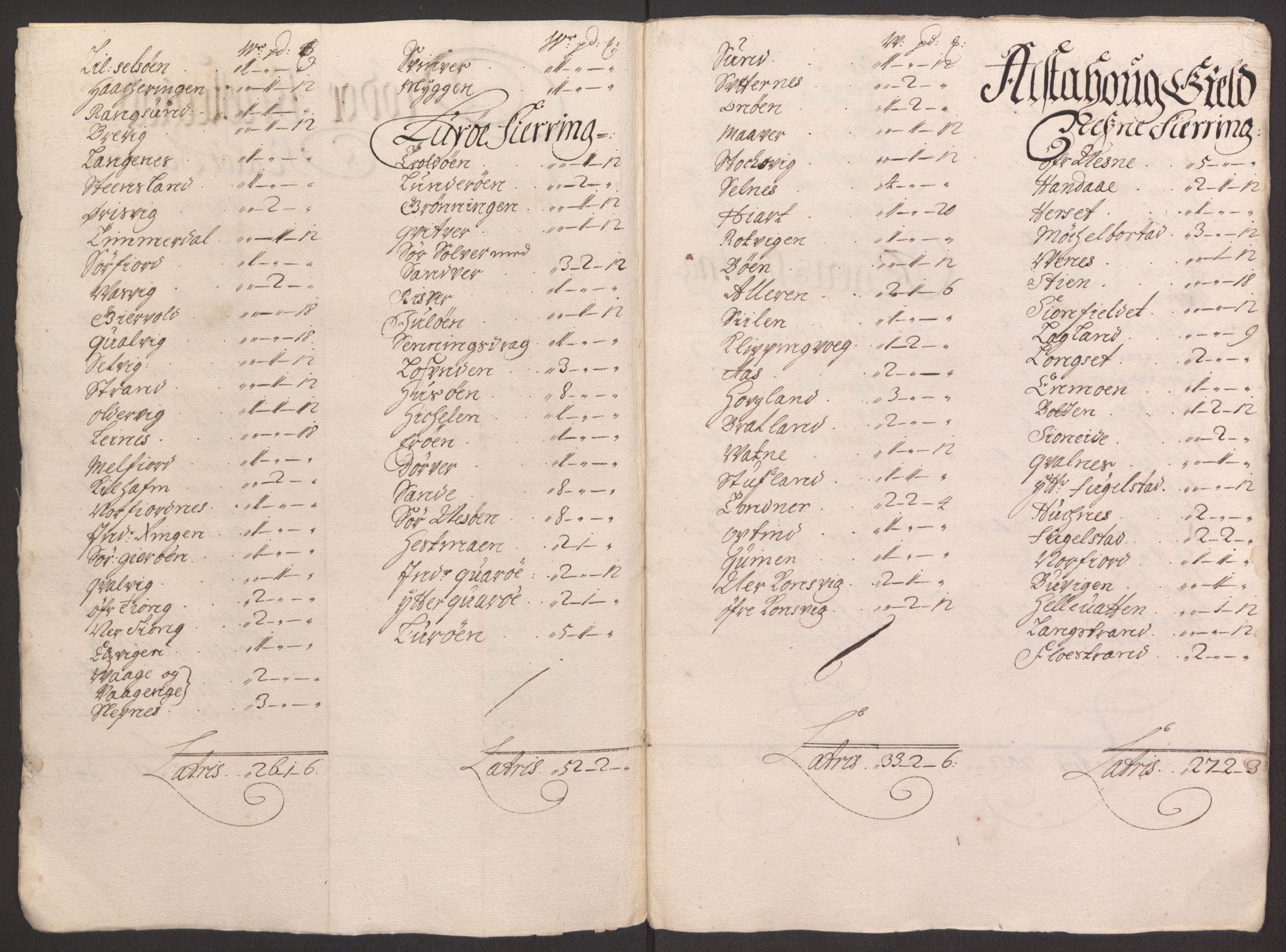 Rentekammeret inntil 1814, Reviderte regnskaper, Fogderegnskap, RA/EA-4092/R65/L4504: Fogderegnskap Helgeland, 1691-1692, p. 262