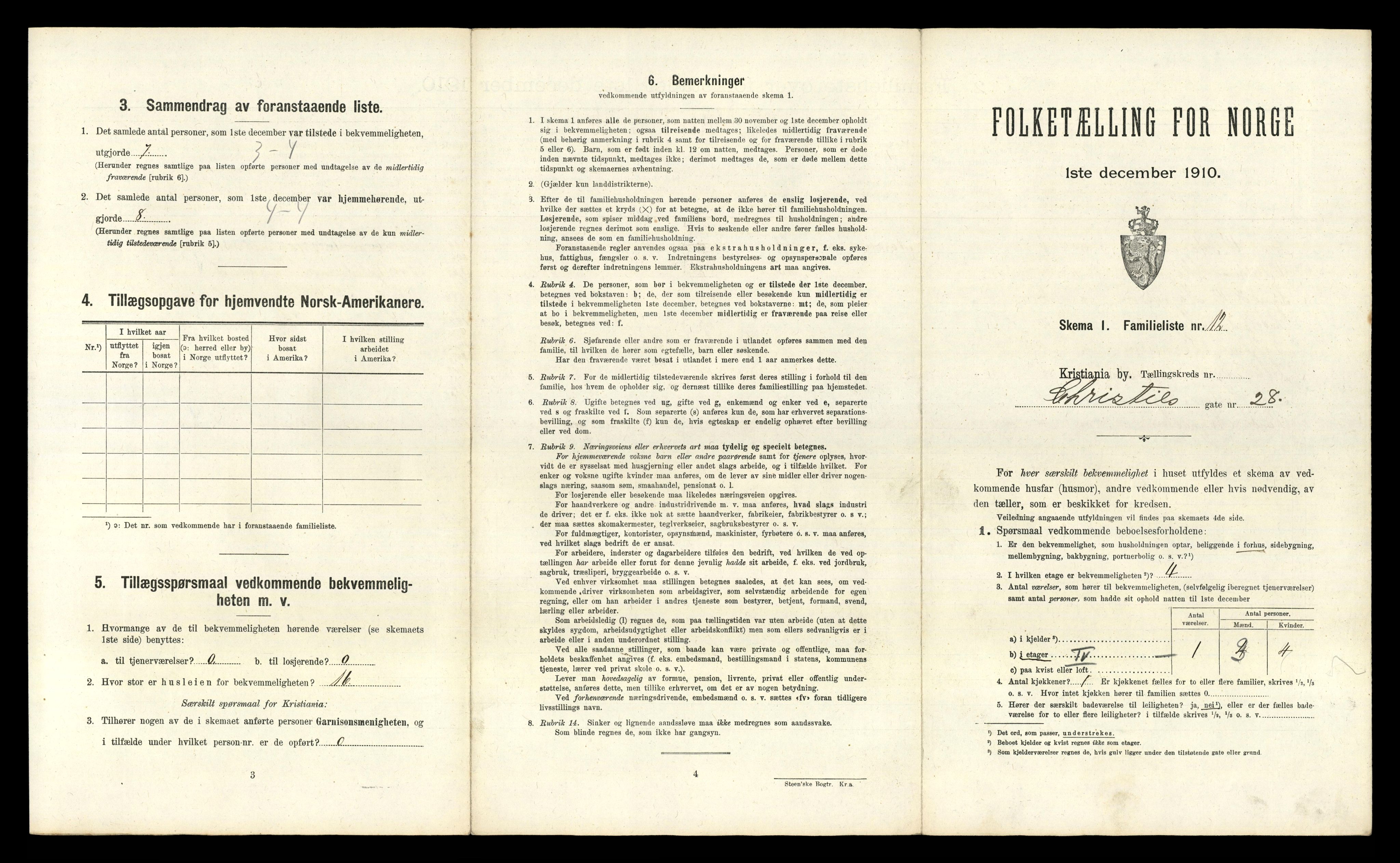 RA, 1910 census for Kristiania, 1910, p. 13469