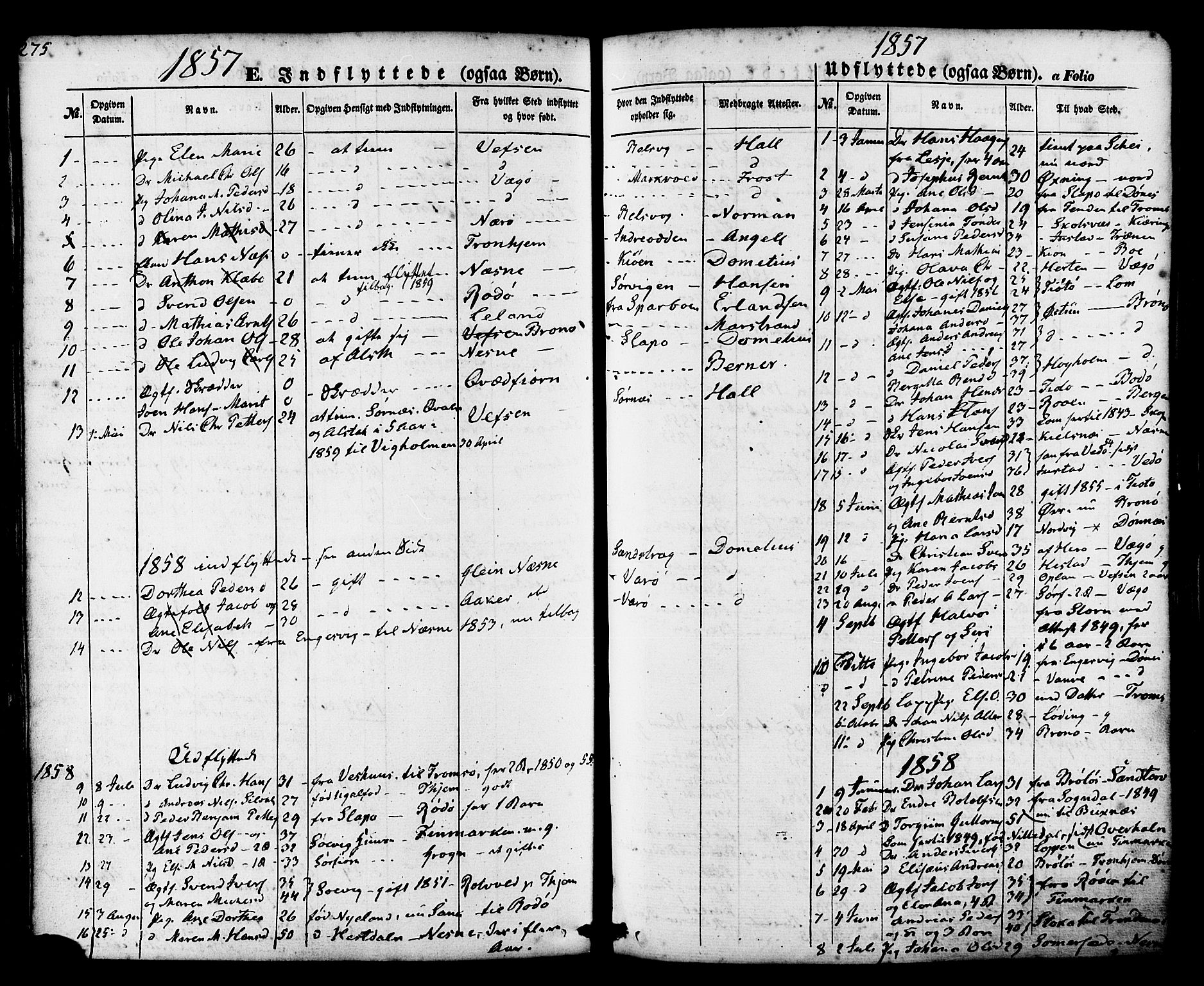 Ministerialprotokoller, klokkerbøker og fødselsregistre - Nordland, SAT/A-1459/830/L0448: Parish register (official) no. 830A12, 1855-1878, p. 275