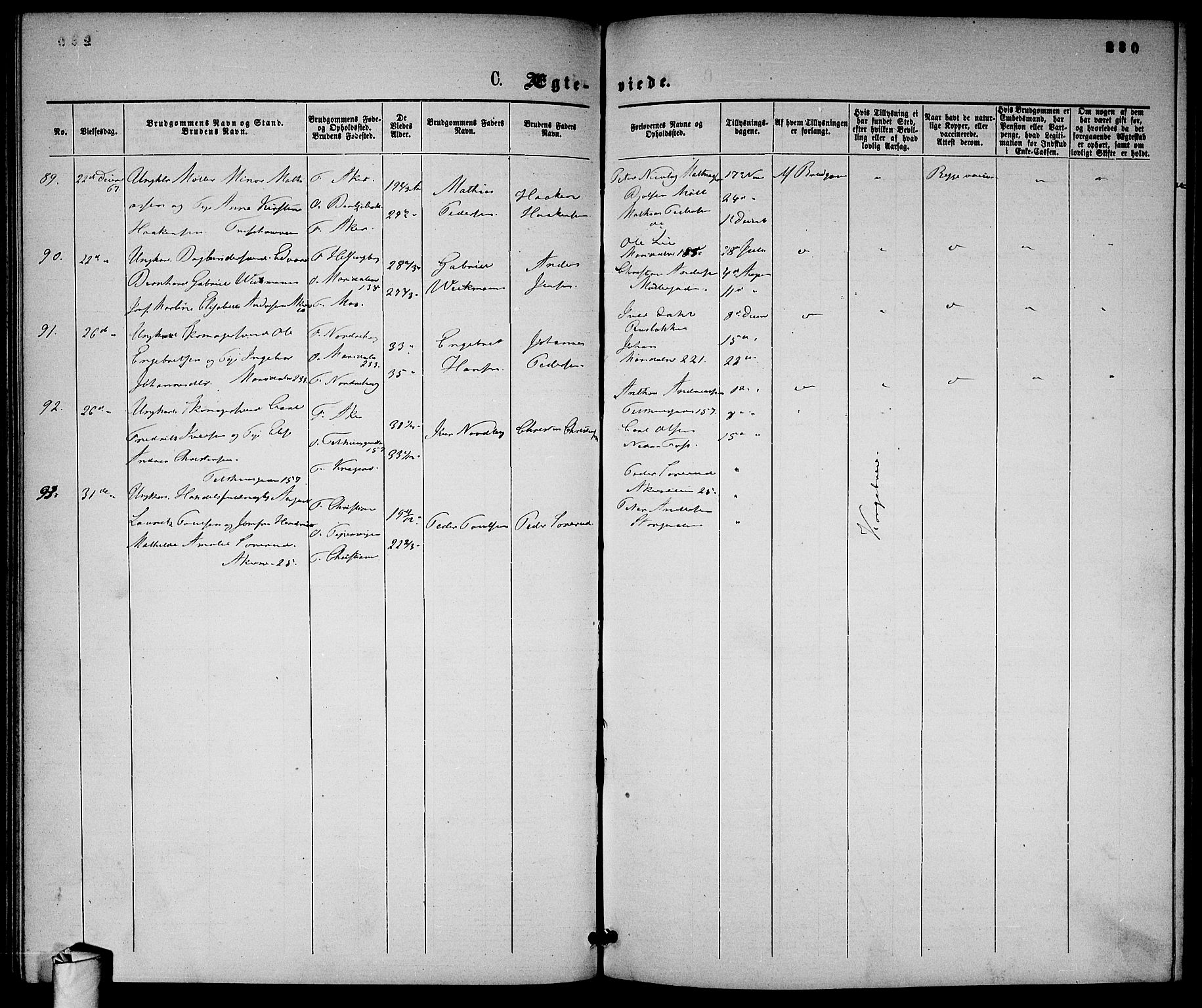 Gamle Aker prestekontor Kirkebøker, SAO/A-10617a/G/L0001: Parish register (copy) no. 1, 1861-1868, p. 230