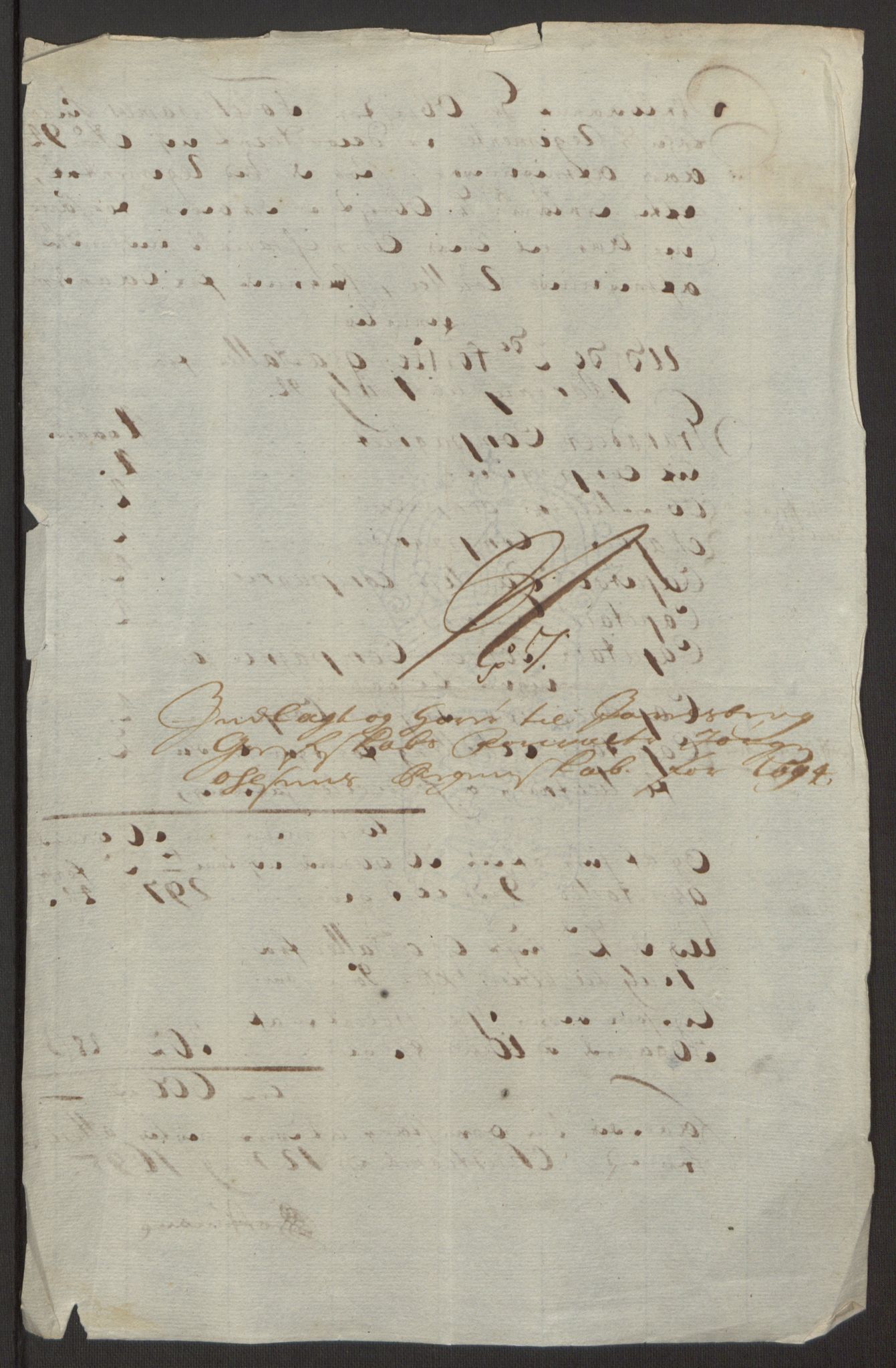 Rentekammeret inntil 1814, Reviderte regnskaper, Fogderegnskap, AV/RA-EA-4092/R32/L1867: Fogderegnskap Jarlsberg grevskap, 1694-1696, p. 81