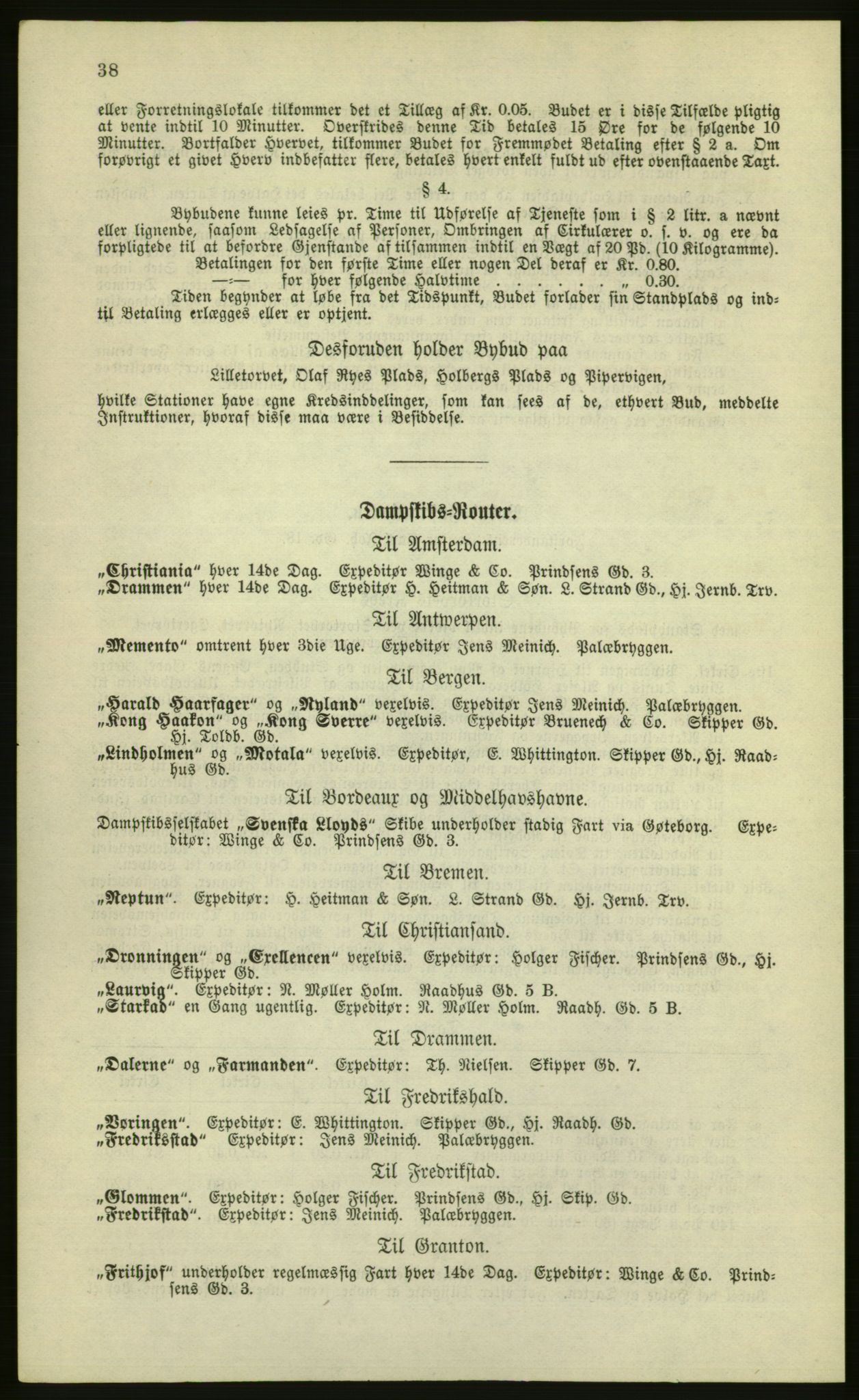 Kristiania/Oslo adressebok, PUBL/-, 1881, p. 38