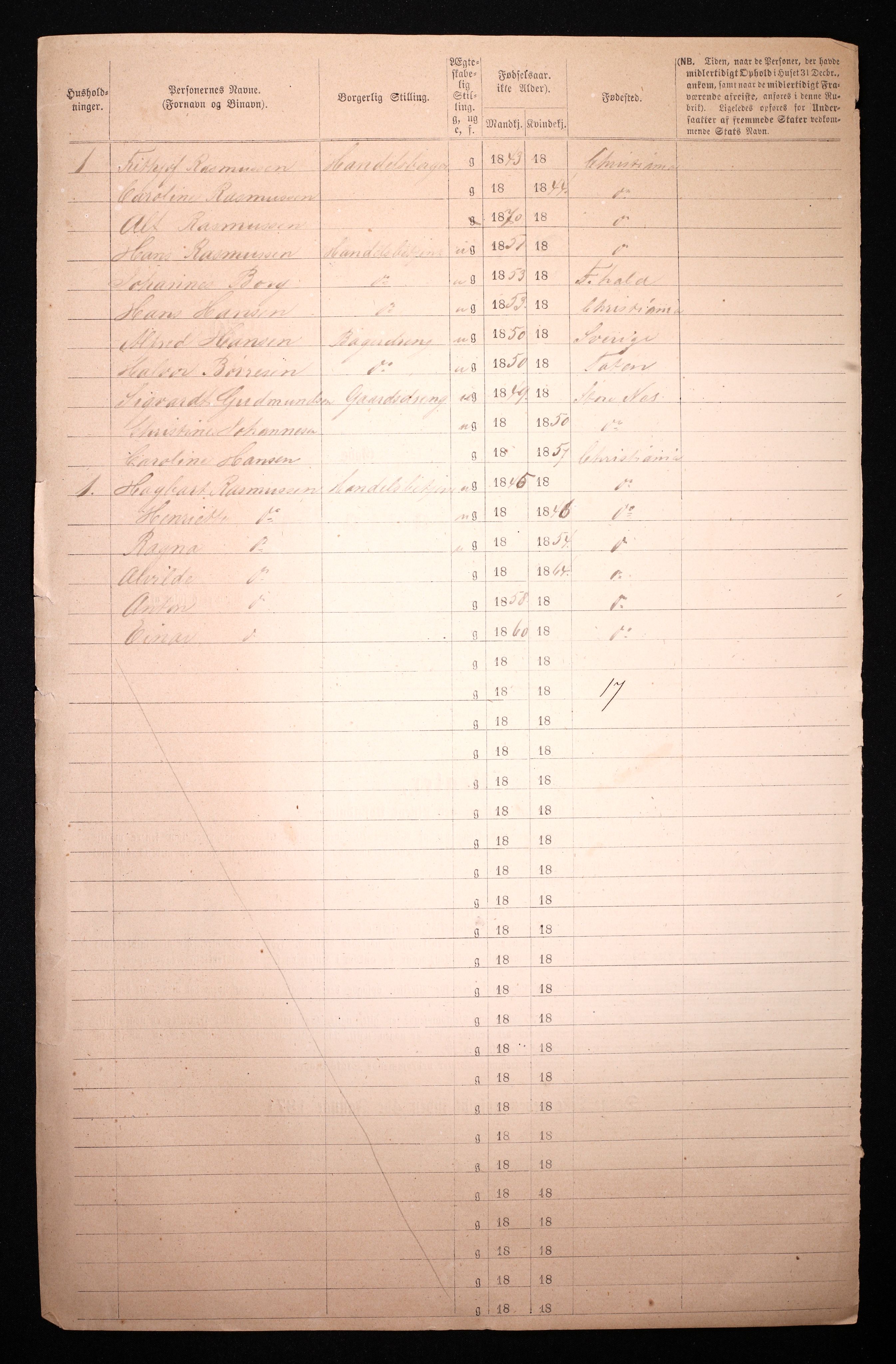 RA, 1870 census for 0301 Kristiania, 1870, p. 3771