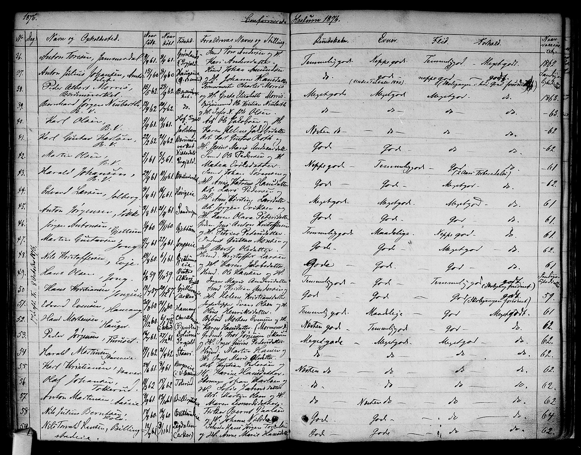 Asker prestekontor Kirkebøker, AV/SAO-A-10256a/F/Fa/L0009: Parish register (official) no. I 9, 1825-1878, p. 329