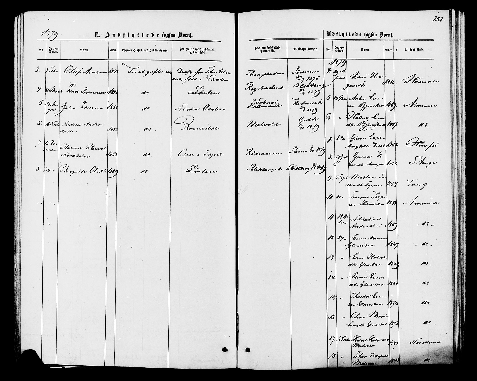 Åmot prestekontor, Hedmark, AV/SAH-PREST-056/H/Ha/Haa/L0009: Parish register (official) no. 9, 1875-1883, p. 231