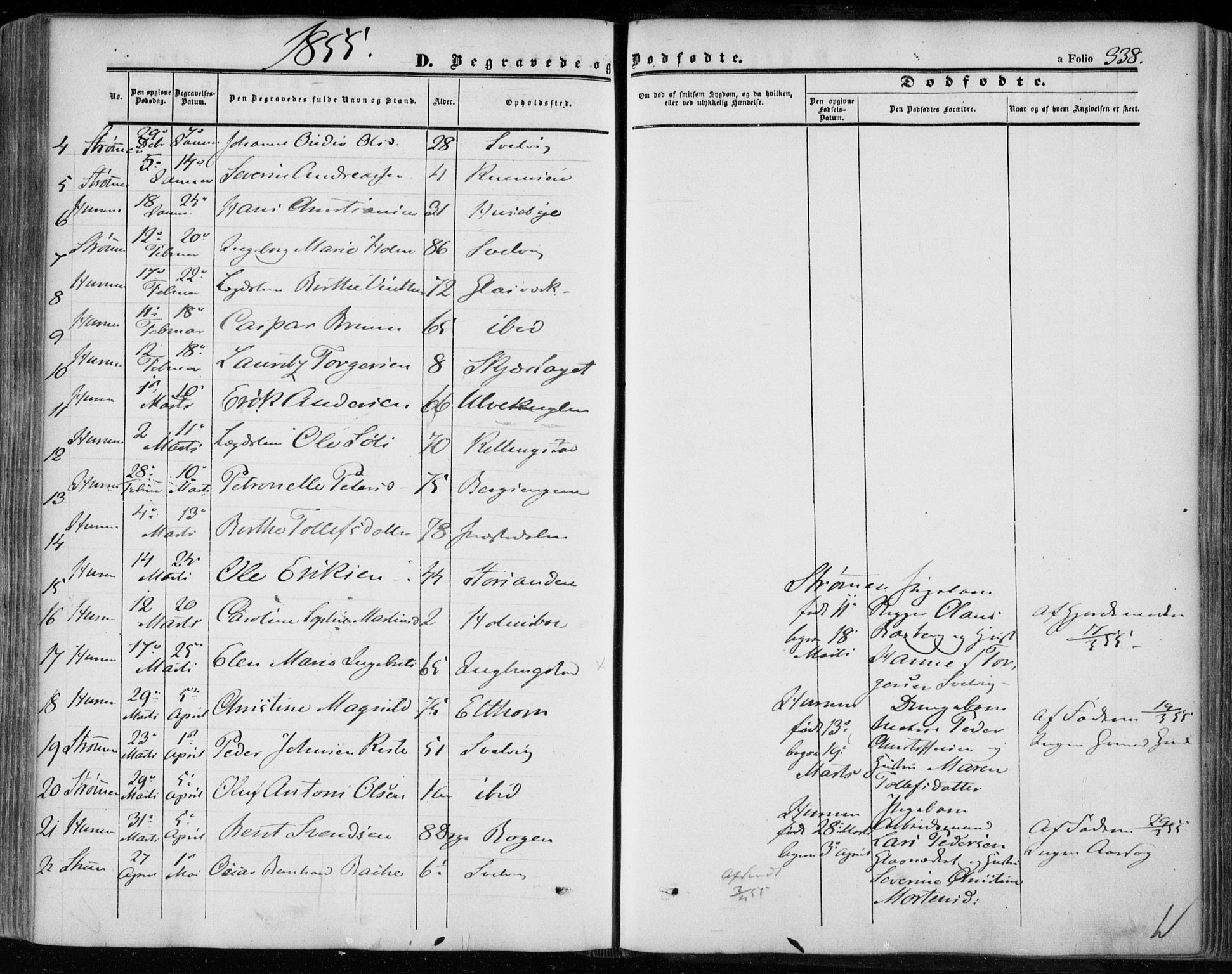 Hurum kirkebøker, AV/SAKO-A-229/F/Fa/L0011: Parish register (official) no. 11, 1847-1860, p. 338