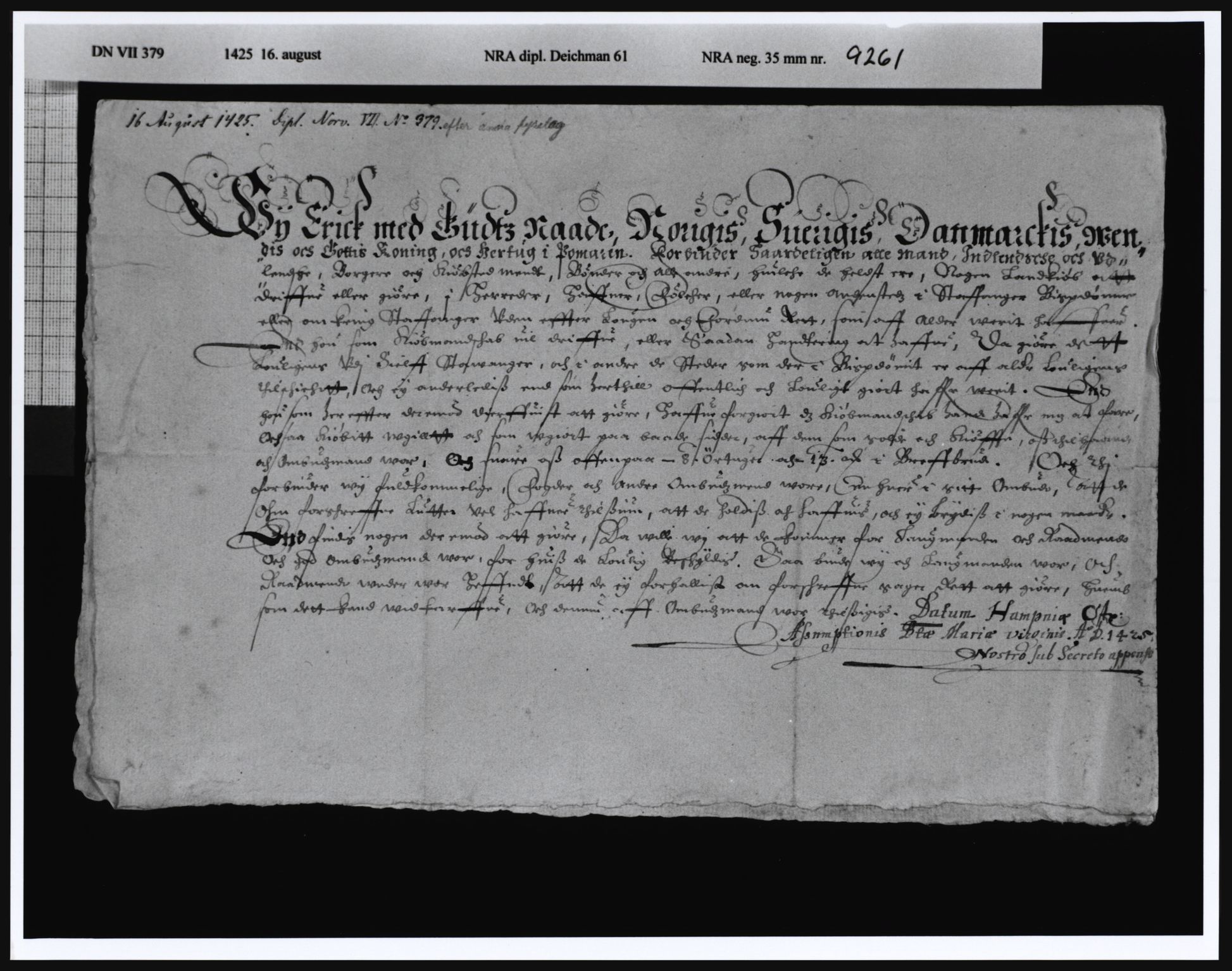 Riksarkivets diplomsamling, AV/RA-EA-5965/F14, 1294-1570, p. 131