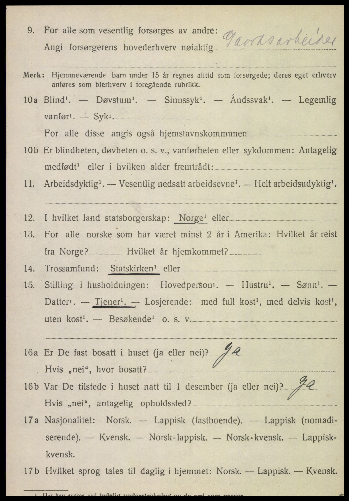 SAT, 1920 census for Lånke, 1920, p. 2757