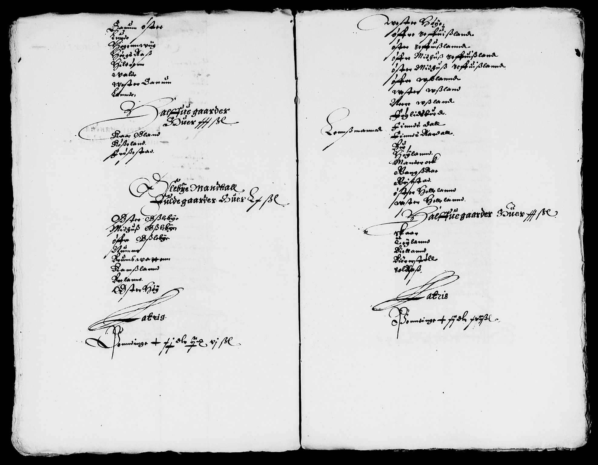 Rentekammeret inntil 1814, Reviderte regnskaper, Lensregnskaper, AV/RA-EA-5023/R/Rb/Rbq/L0022: Nedenes len. Mandals len. Råbyggelag., 1632-1634