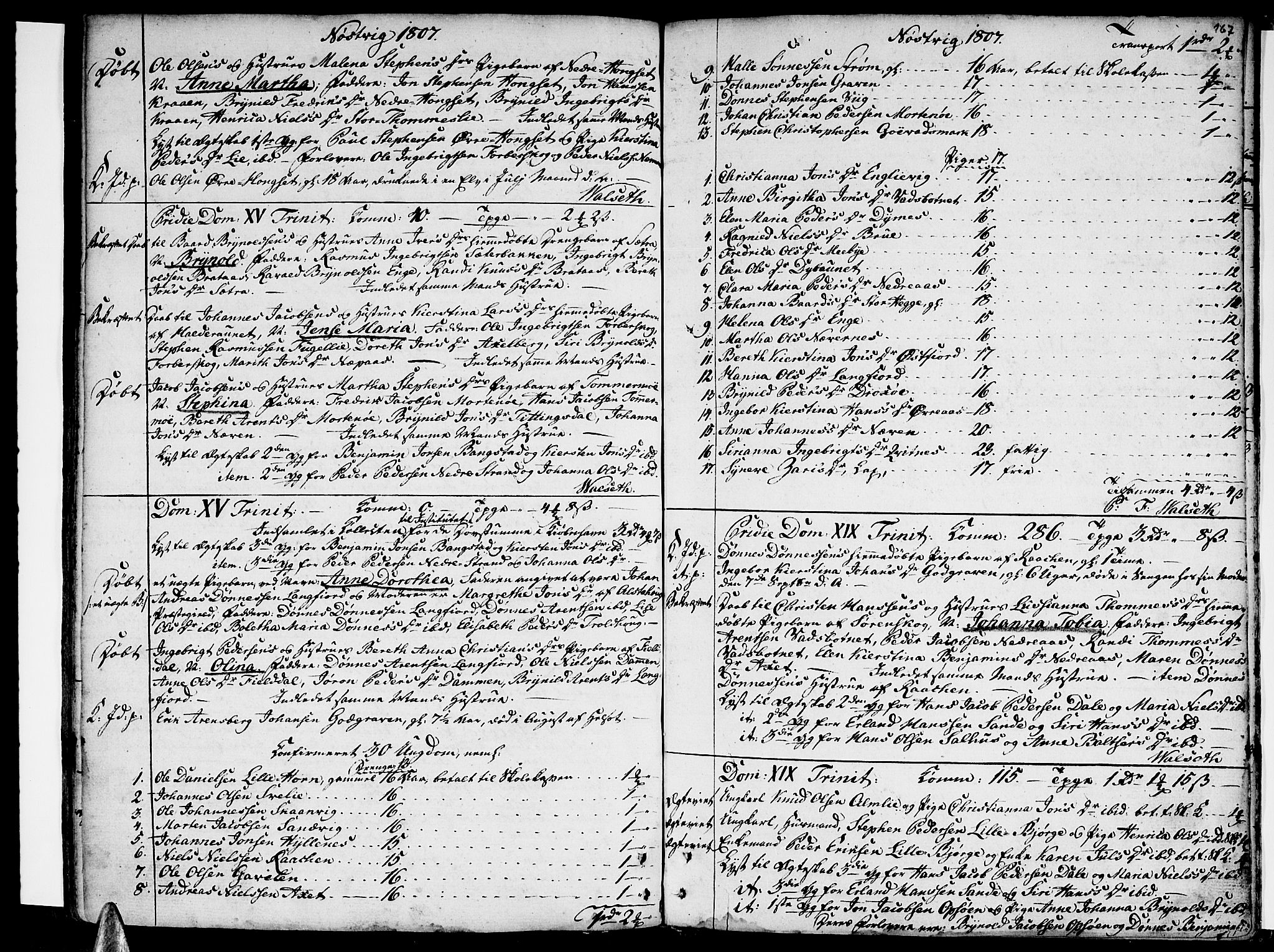 Ministerialprotokoller, klokkerbøker og fødselsregistre - Nordland, SAT/A-1459/814/L0222: Parish register (official) no. 814A03, 1752-1819, p. 167