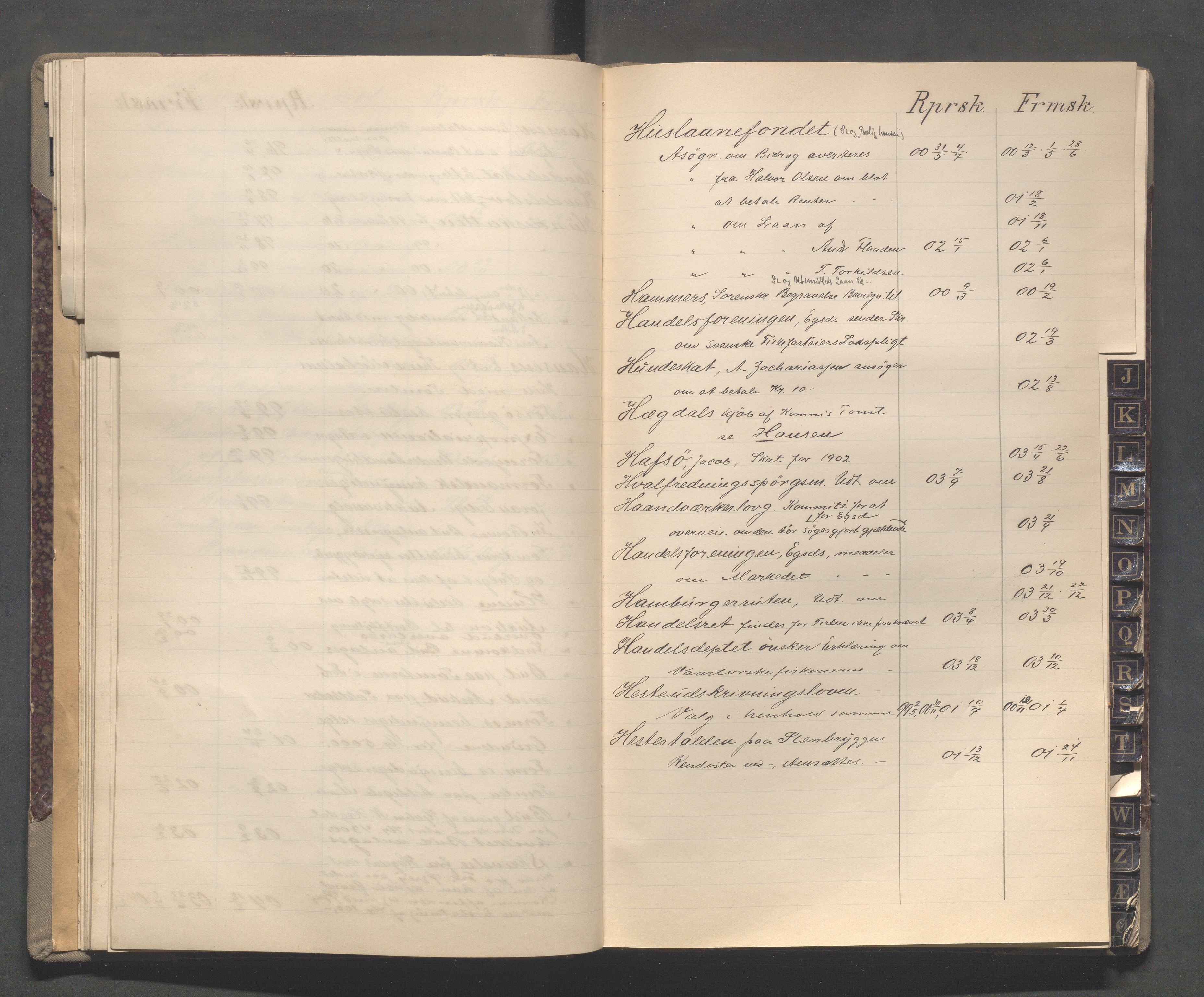 Egersund kommune (Ladested) - Formannskapet, IKAR/K-100502/C/Cb/L0001: Saksregister, 1880-1903, p. 48
