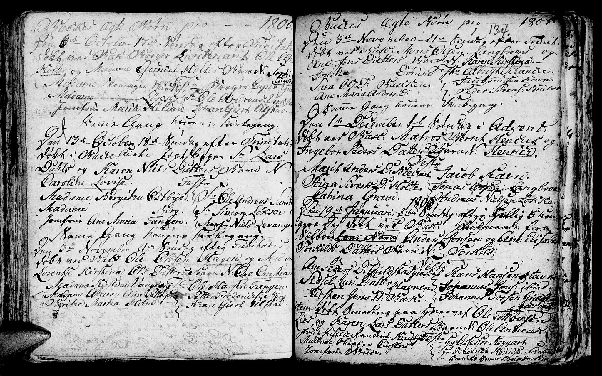 Ministerialprotokoller, klokkerbøker og fødselsregistre - Sør-Trøndelag, SAT/A-1456/604/L0218: Parish register (copy) no. 604C01, 1754-1819, p. 134