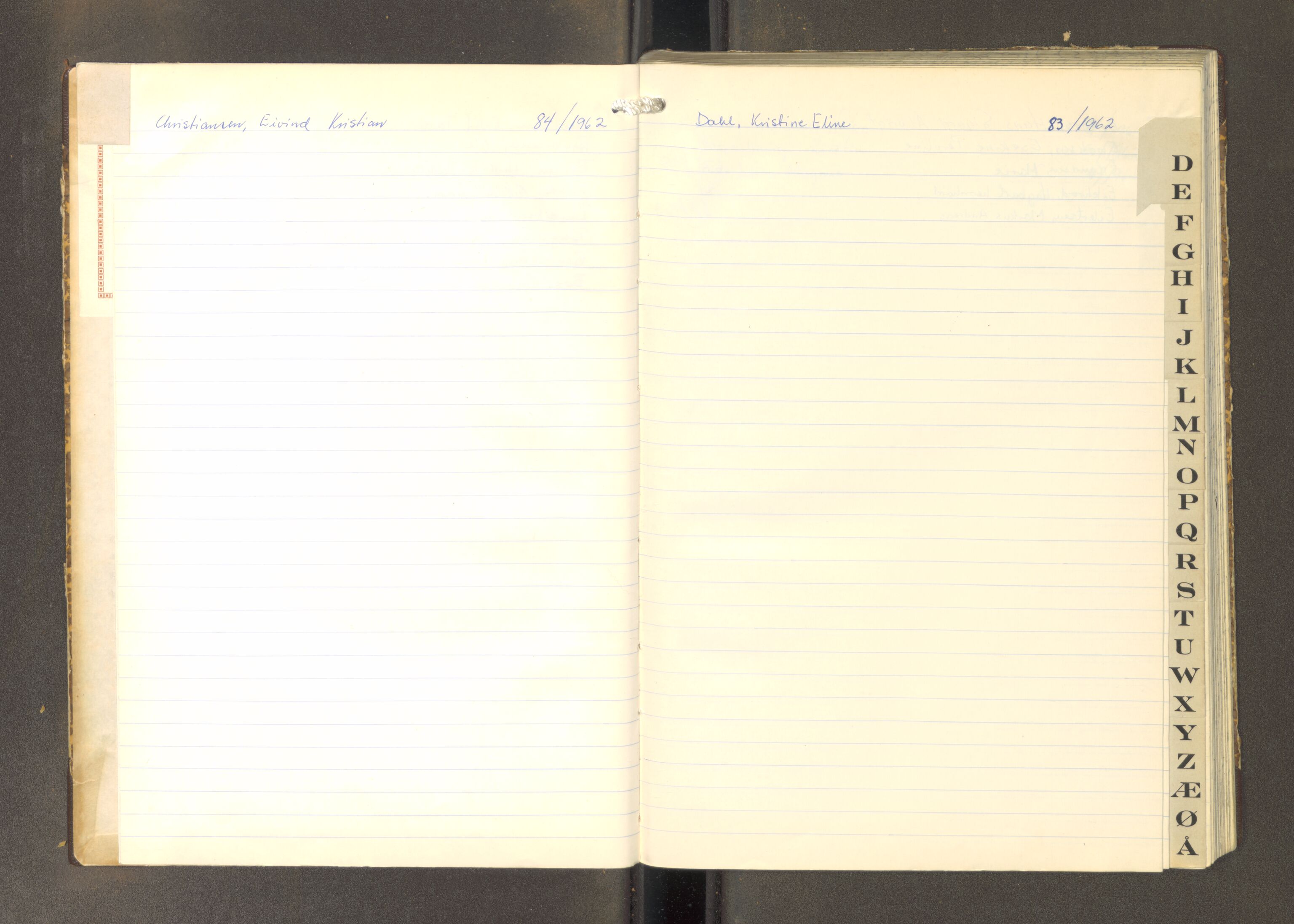 Harstad lensmannskontor, AV/SATØ-SATØ-10/F/Fi/Fia/L0502: Dødsfallsprotokoller. Med register, 1961-1963