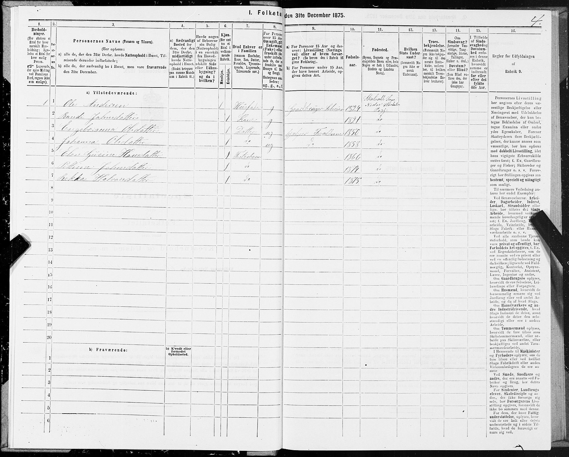 SAT, 1875 census for 1714P Nedre Stjørdal, 1875, p. 2004