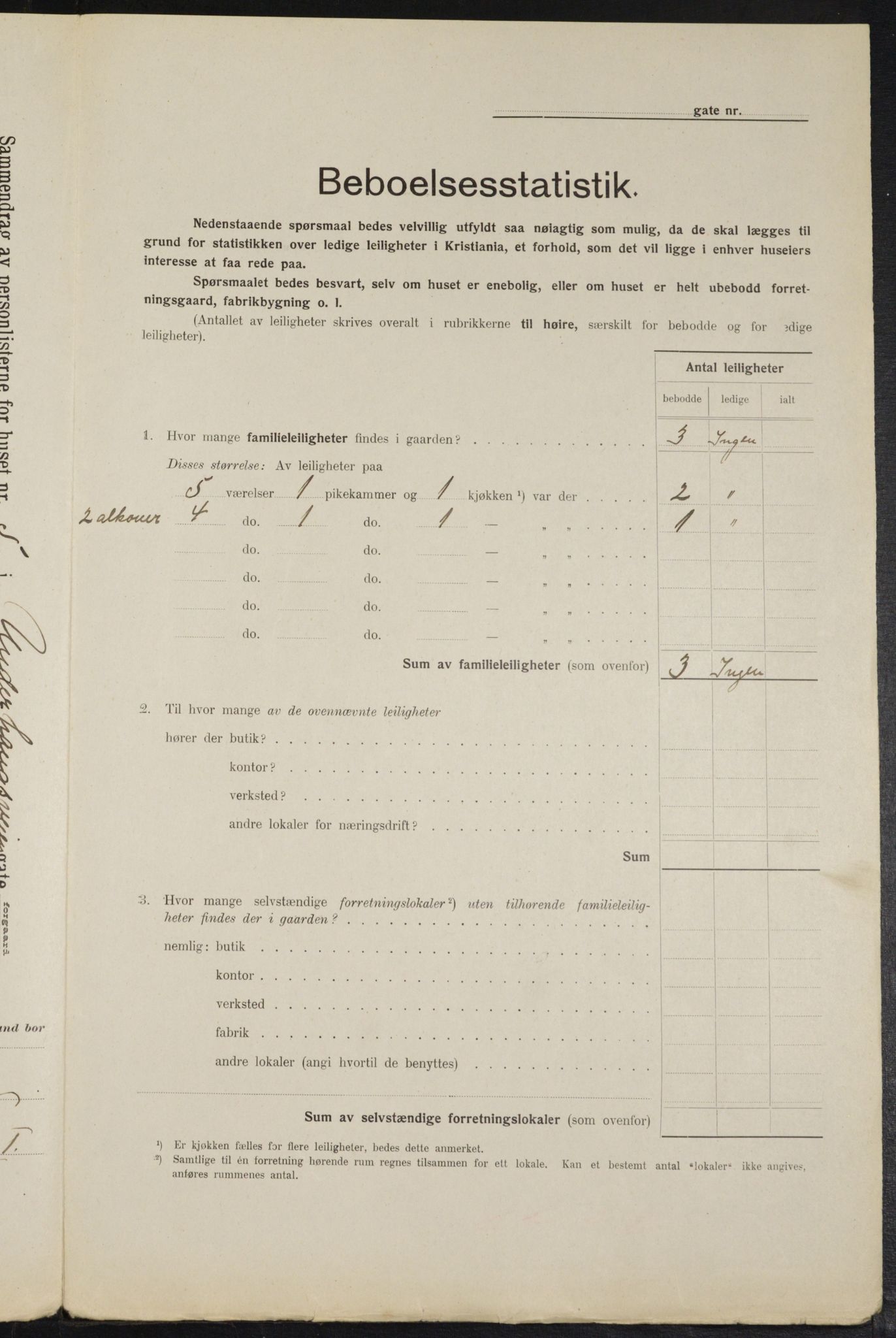 OBA, Municipal Census 1914 for Kristiania, 1914, p. 120839