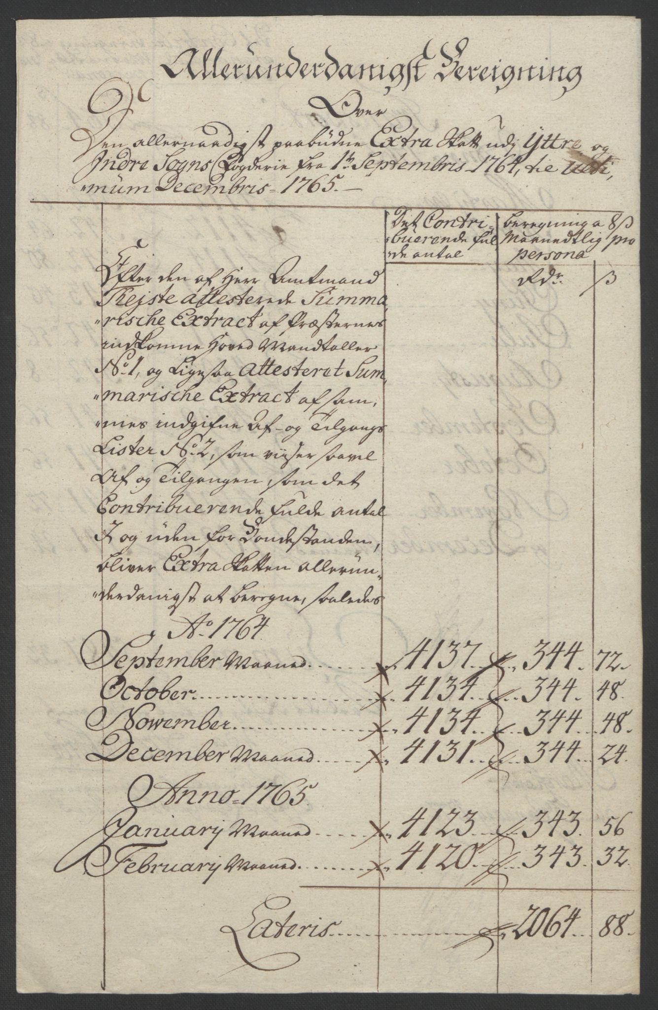 Rentekammeret inntil 1814, Realistisk ordnet avdeling, RA/EA-4070/Ol/L0018: [Gg 10]: Ekstraskatten, 23.09.1762. Sogn, 1762-1772, p. 119