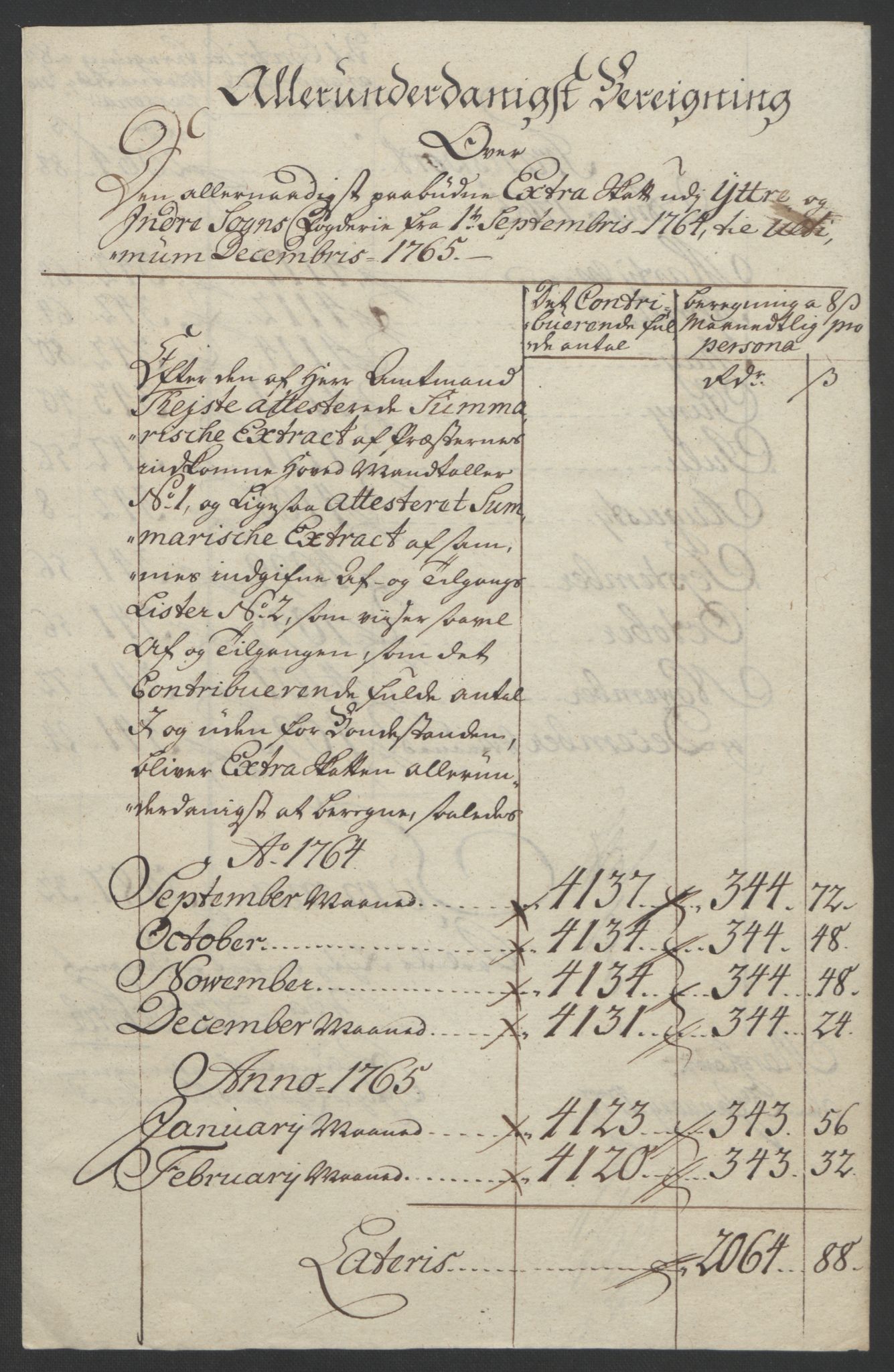 Rentekammeret inntil 1814, Realistisk ordnet avdeling, AV/RA-EA-4070/Ol/L0018: [Gg 10]: Ekstraskatten, 23.09.1762. Sogn, 1762-1772, p. 119