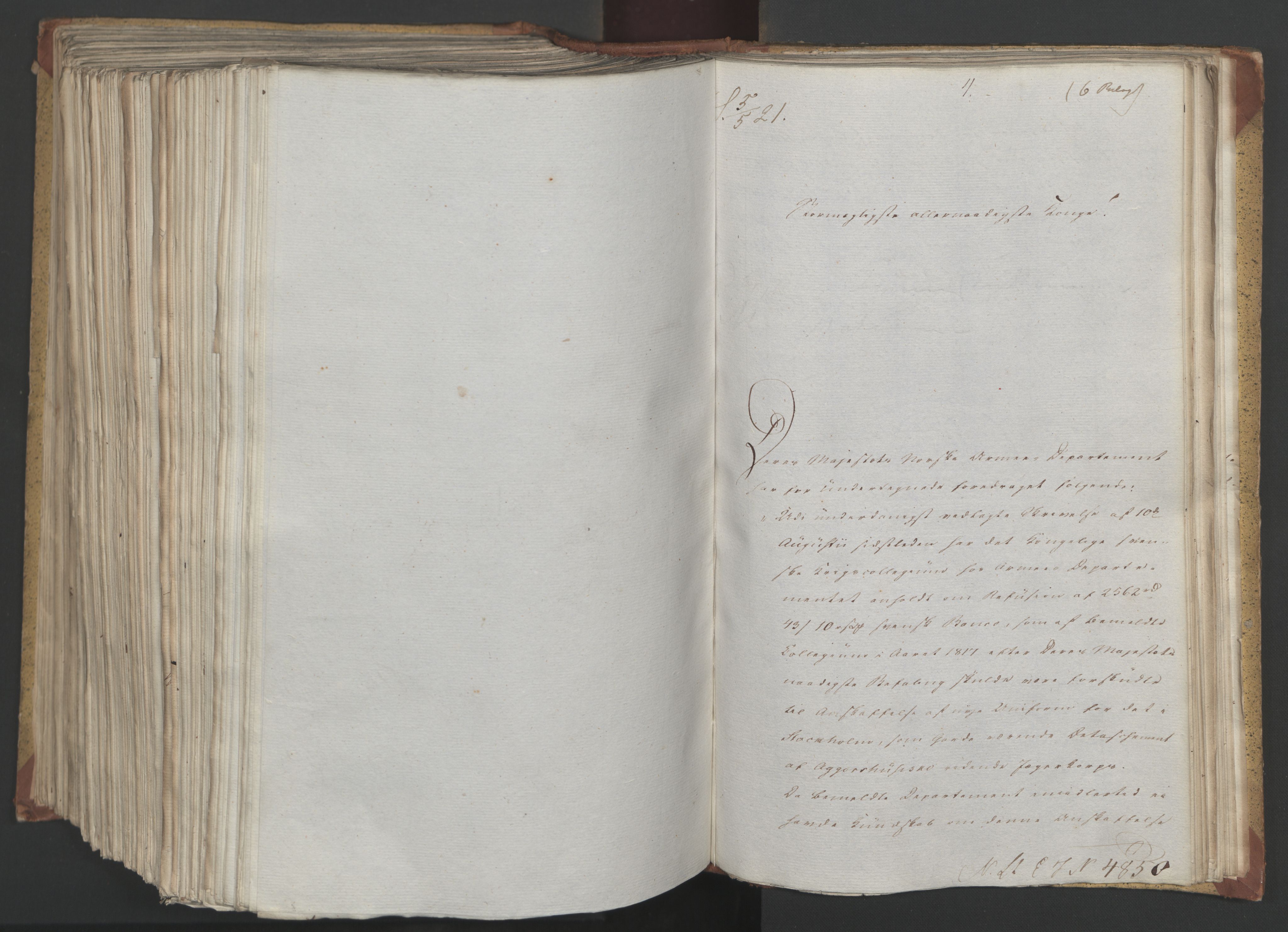 Statsrådsavdelingen i Stockholm, AV/RA-S-1003/D/Da/L0024: Regjeringsinnstillinger nr. 4663-4873, 1820, p. 524