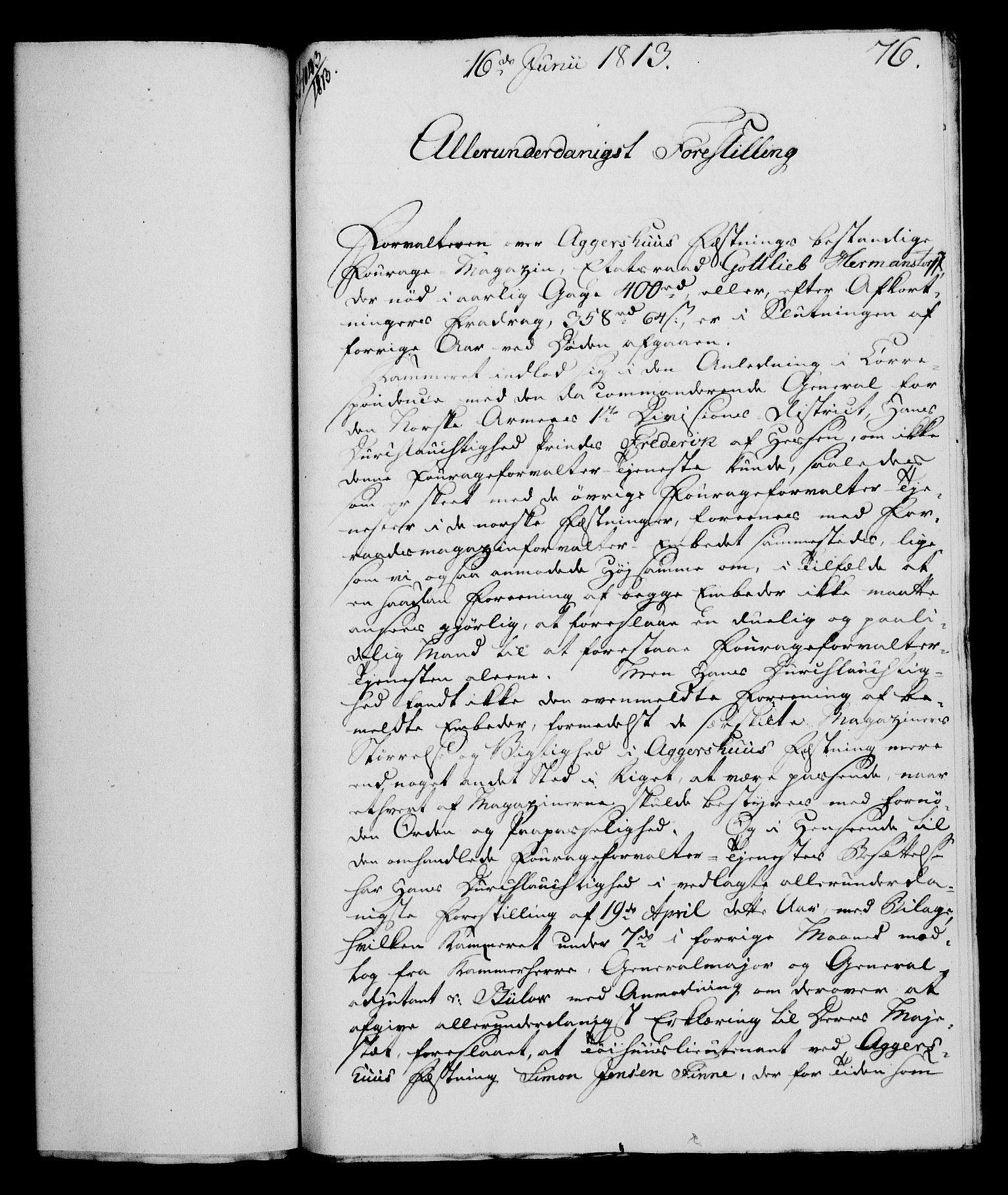 Rentekammeret, Kammerkanselliet, RA/EA-3111/G/Gf/Gfa/L0095: Norsk relasjons- og resolusjonsprotokoll (merket RK 52.95), 1813-1814, p. 315