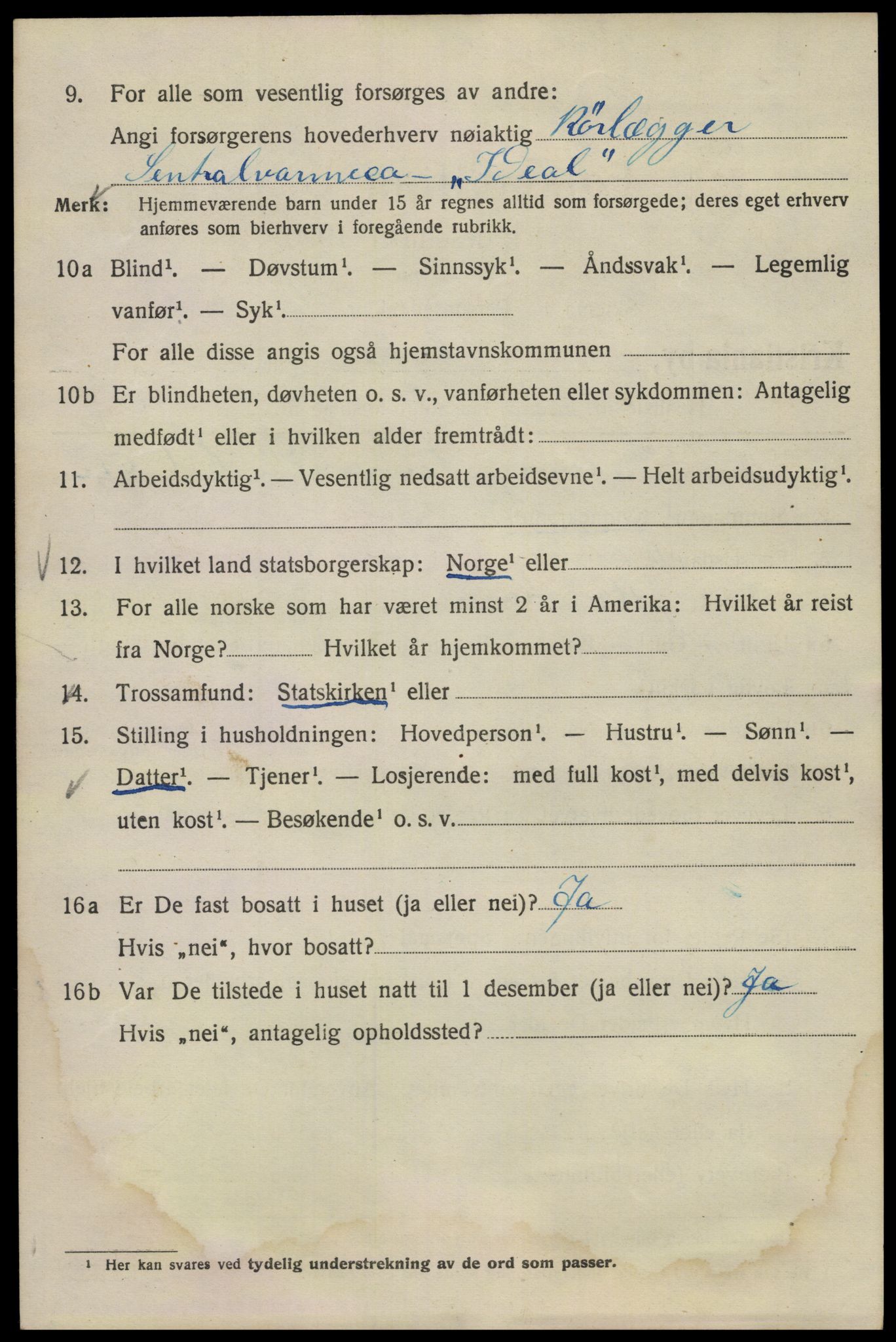 SAO, 1920 census for Kristiania, 1920, p. 146786