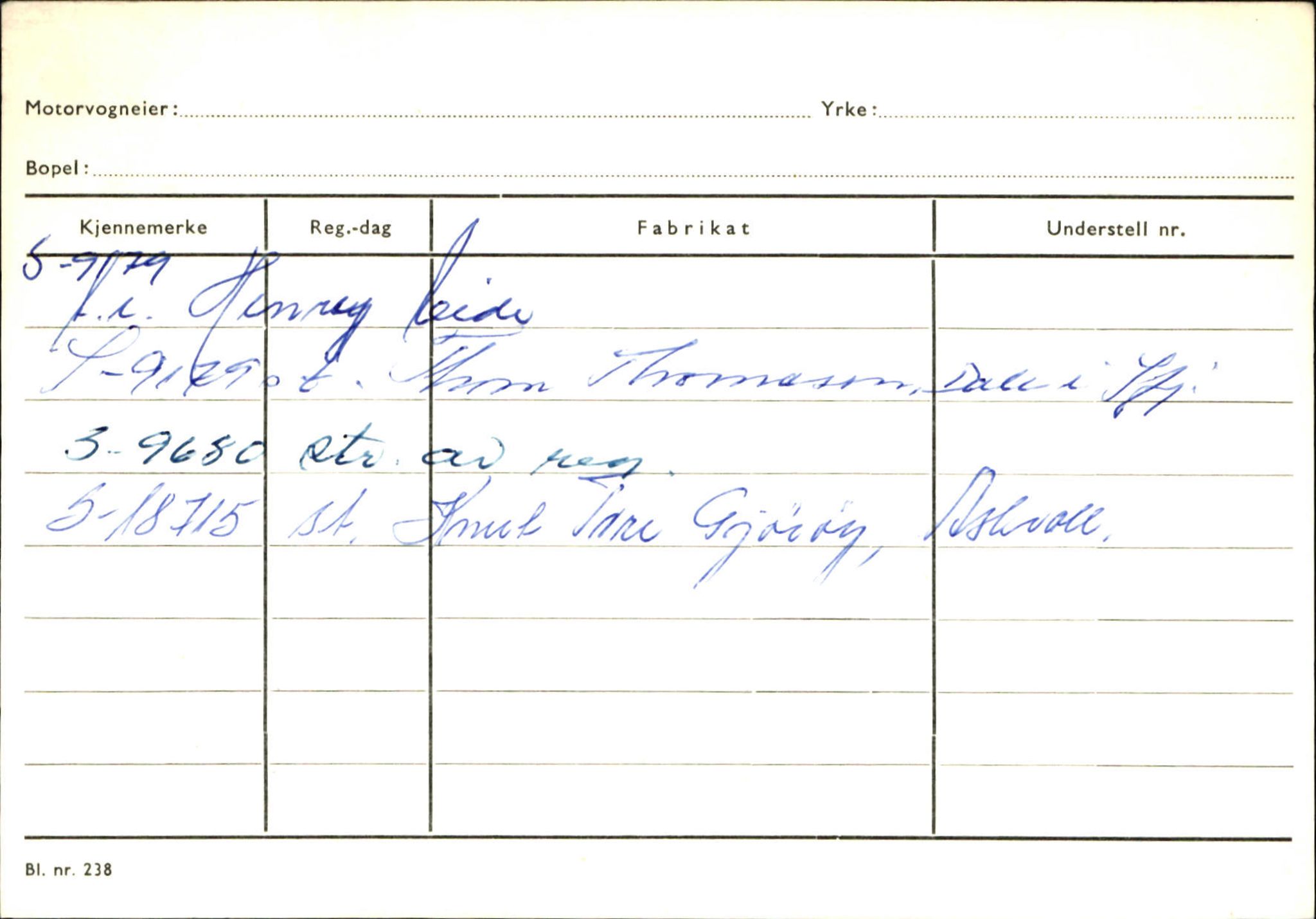 Statens vegvesen, Sogn og Fjordane vegkontor, AV/SAB-A-5301/4/F/L0132: Eigarregister Askvoll A-Å. Balestrand A-Å, 1945-1975, p. 86