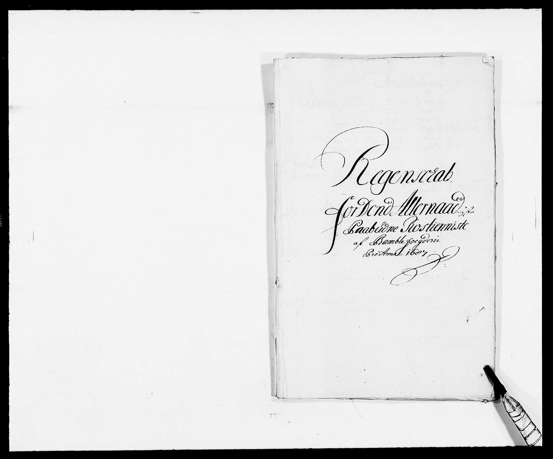 Rentekammeret inntil 1814, Reviderte regnskaper, Fogderegnskap, RA/EA-4092/R34/L2049: Fogderegnskap Bamble, 1685-1687, p. 320