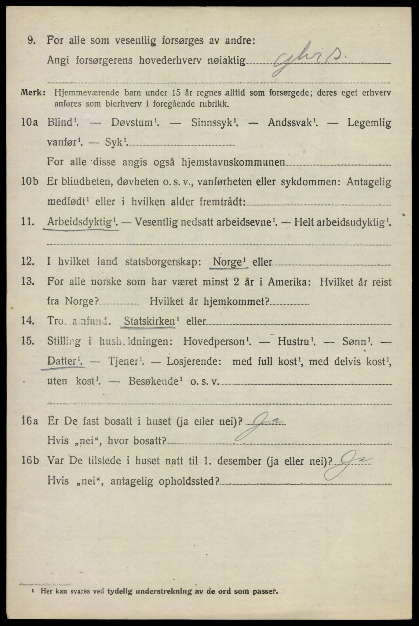 SAO, 1920 census for Ullensaker, 1920, p. 12868